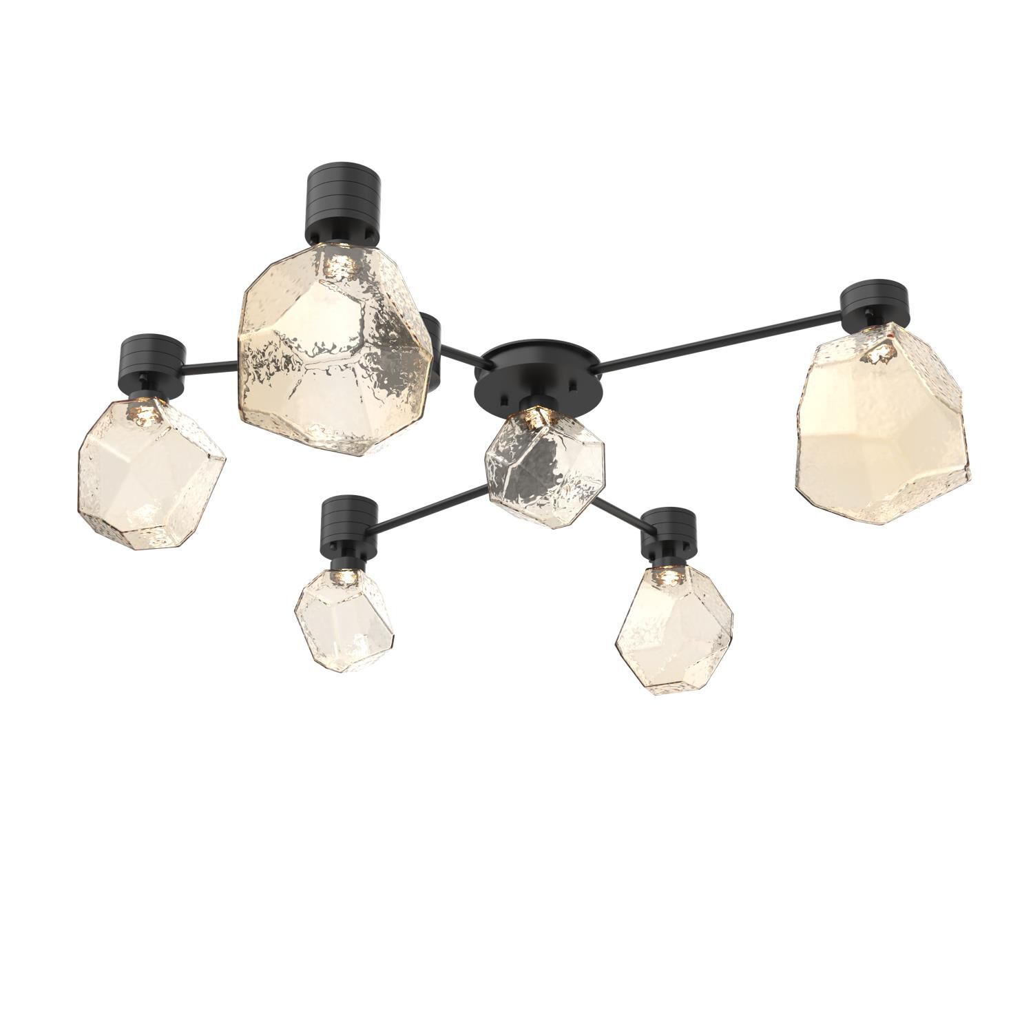Levi Wilson Gem 38 Inch Semi Flush Mount by Hammerton Studio