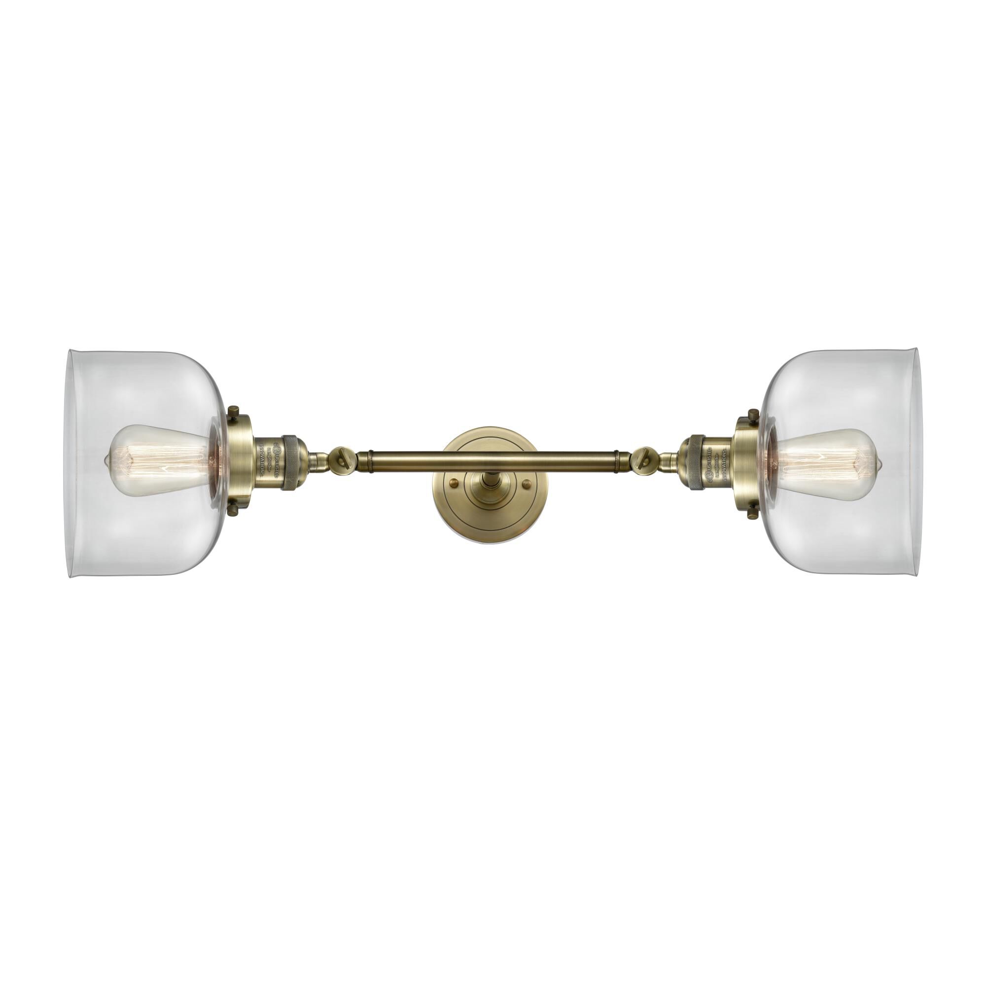 Bruno Marashlian Large Bell 23 Inch 2 Light LED Bath Vanity Light by Innovations Lighting