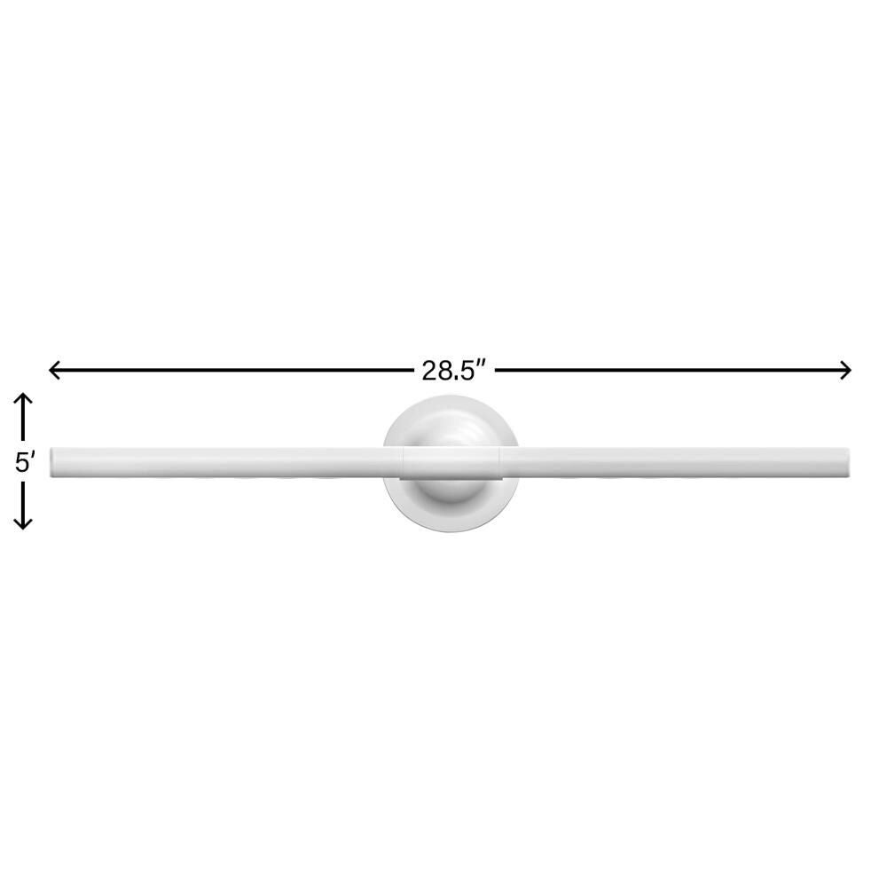 Shown in Matte White finish and Clear glass