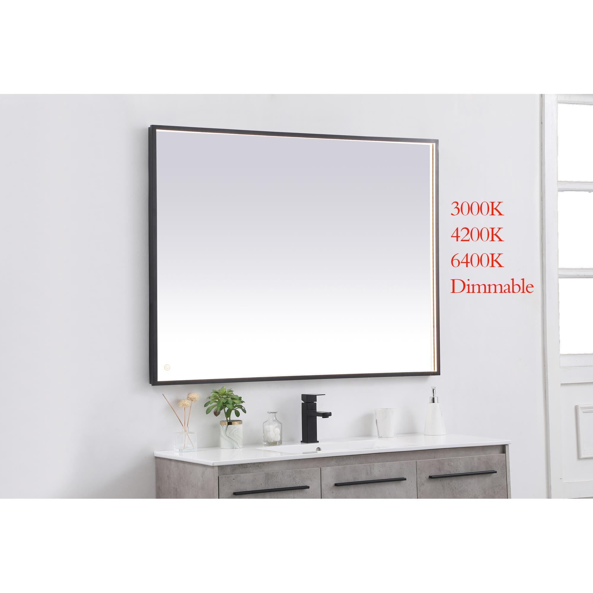 Shown in Black finish