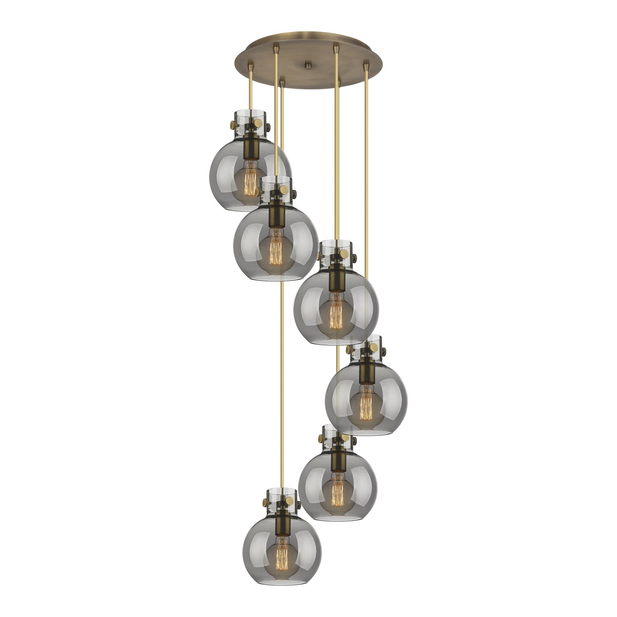 Bruno Marashlian Newton Sphere 18 Inch 6 Light Multi Light Pendant by Innovations Lighting