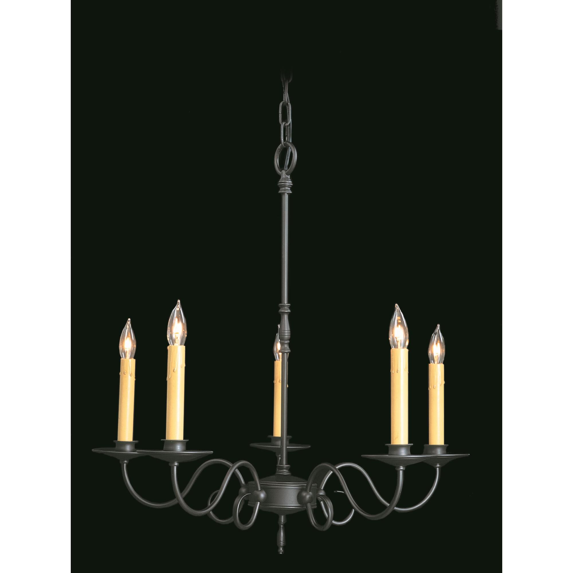 Black Forest 26 Inch 5 Light Chandelier by Framburg