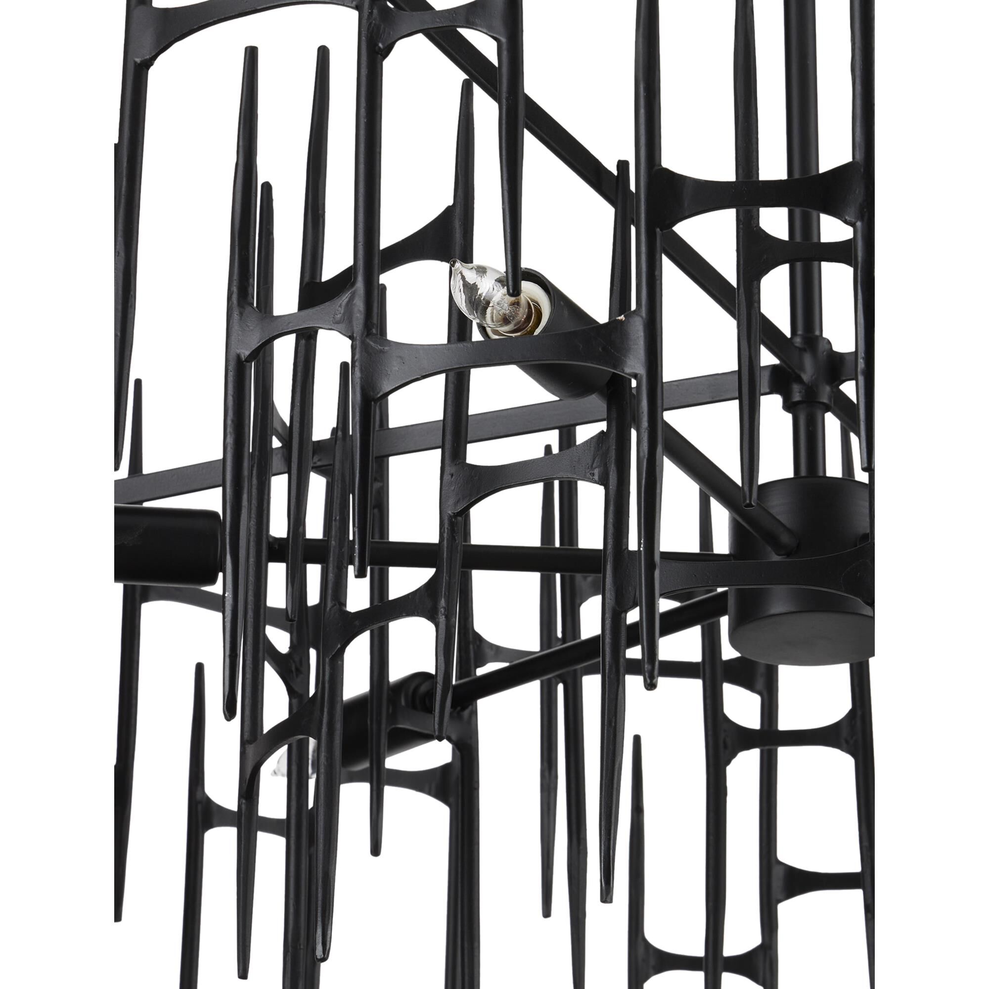 Attingham 31 Inch 6 Light Chandelier by Currey and Company