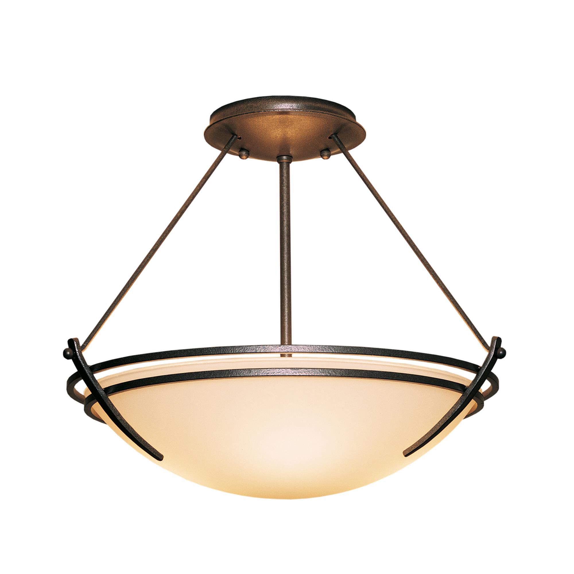 Presidio Tryne 16 Inch 2 Light Semi Flush Mount by Hubbardton Forge