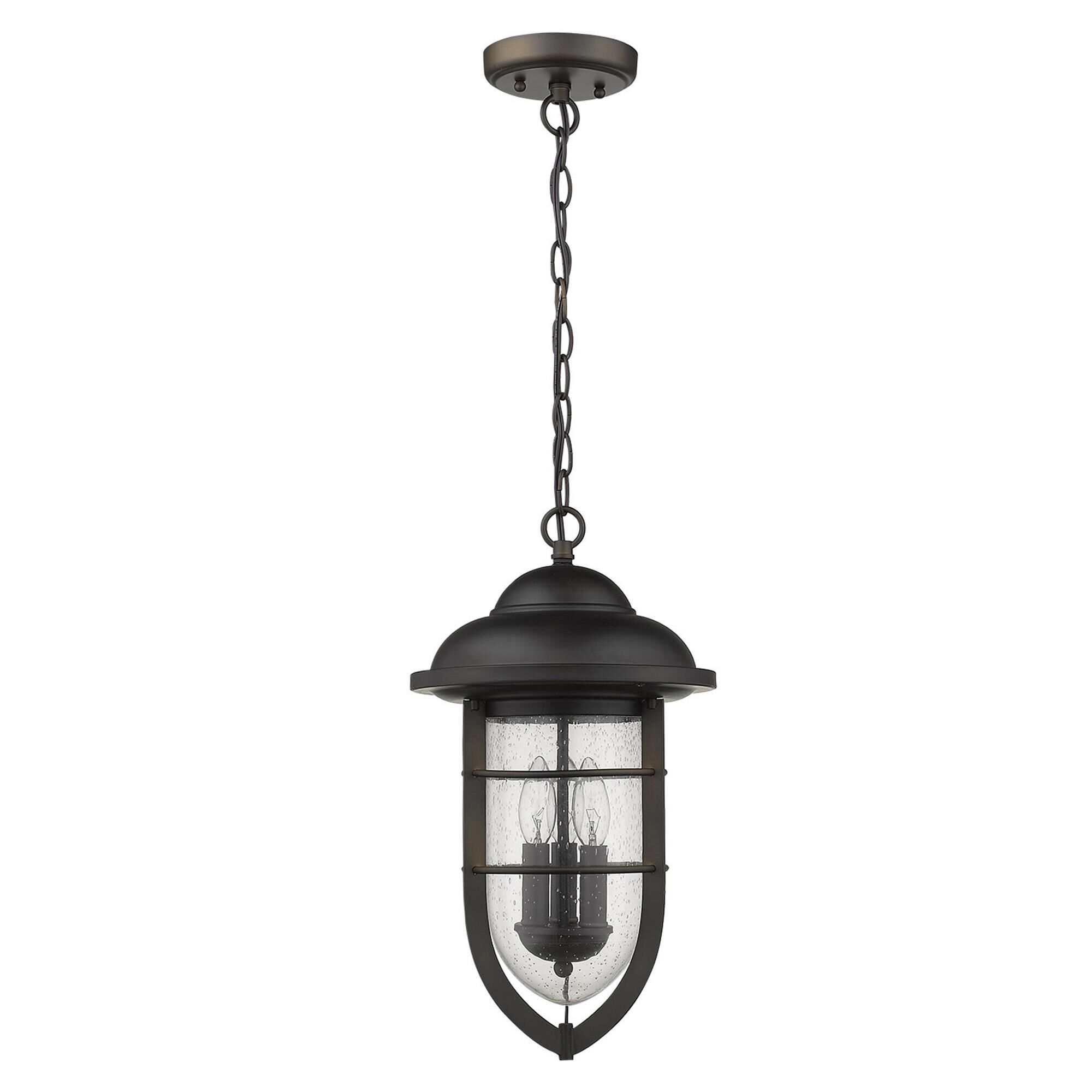 Dylan 18 Inch Tall 3 Light Outdoor Hanging Lantern by Acclaim Lighting