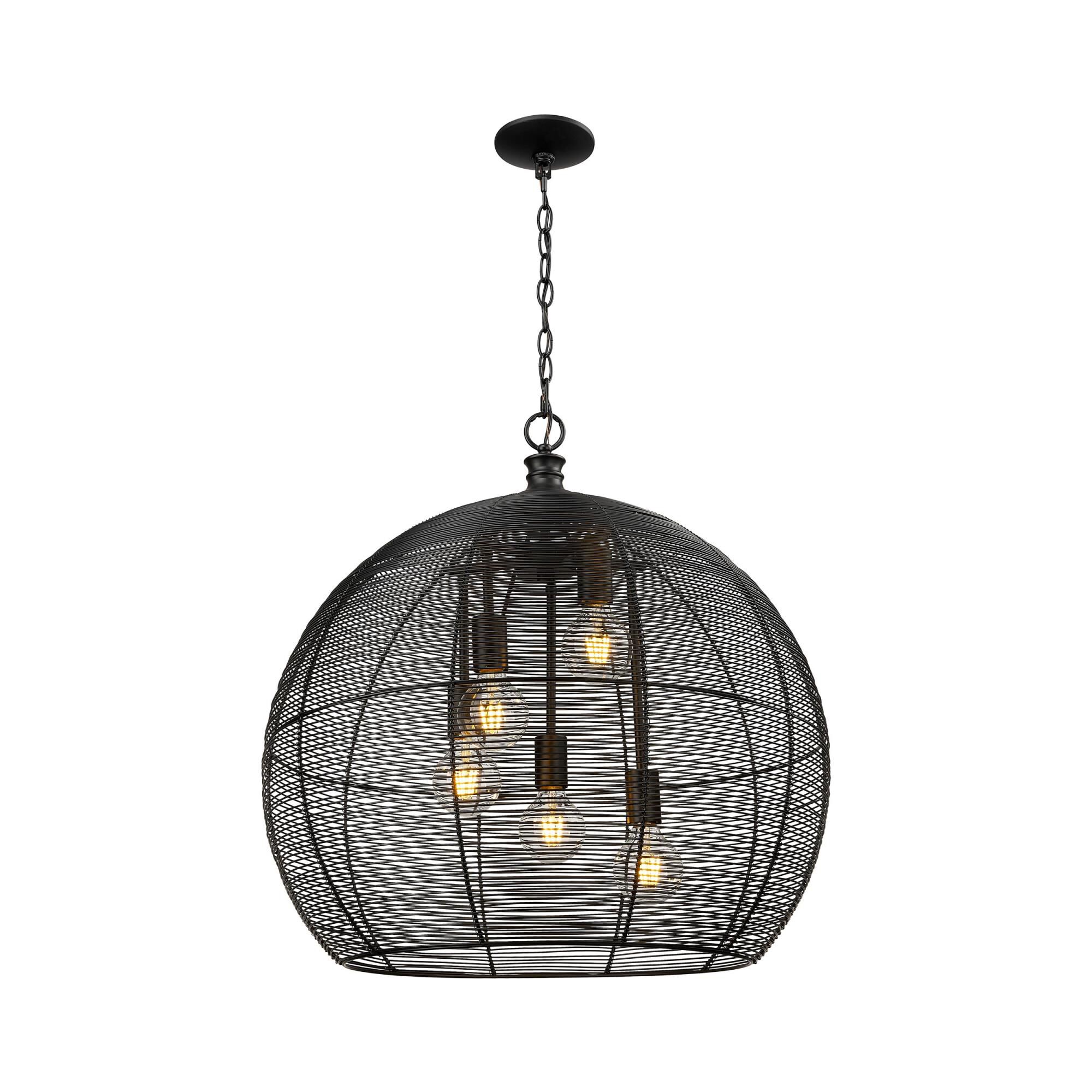 Calypso 25 Inch Large Pendant by Golden Lighting