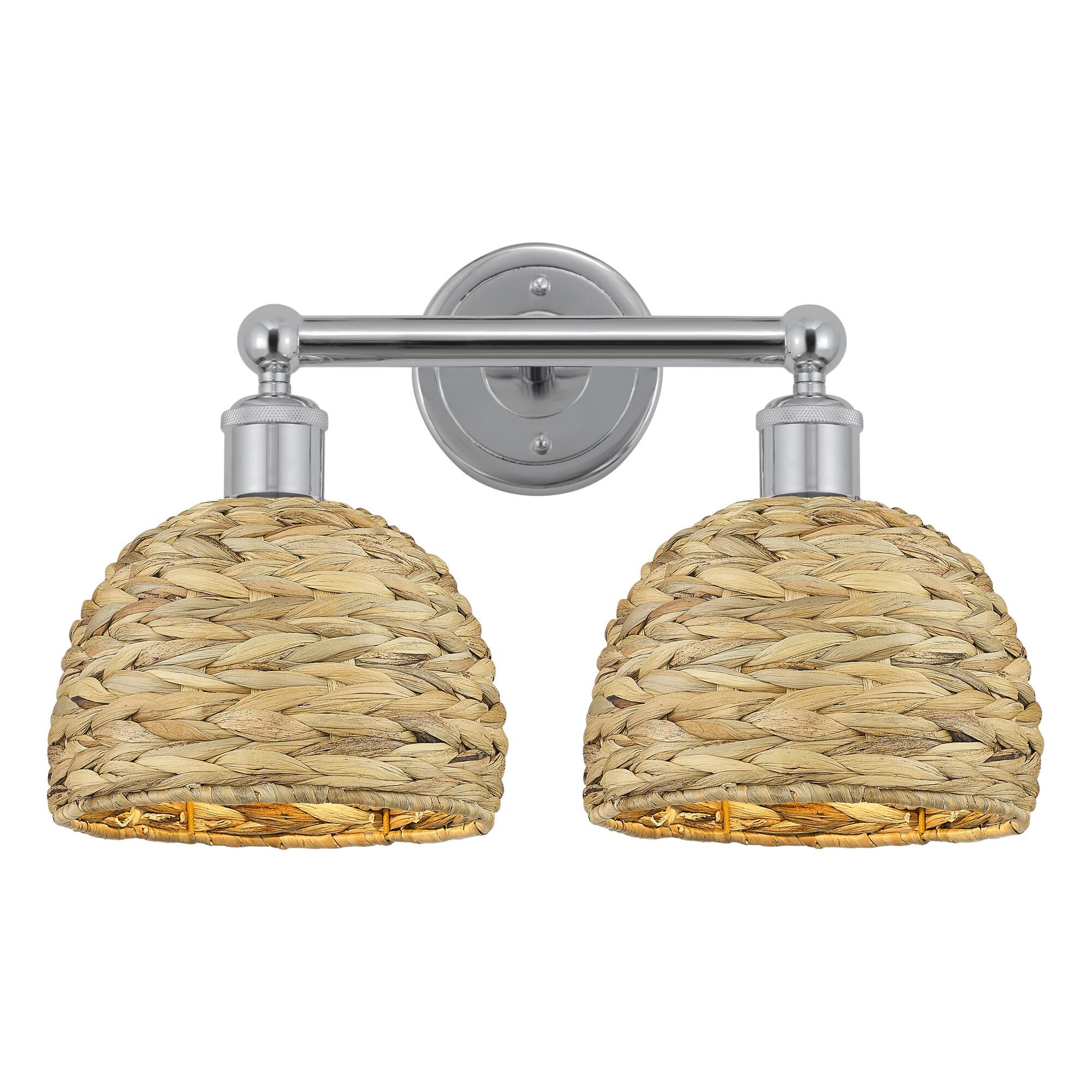 Shown in Polished Chrome finish and Natural shade