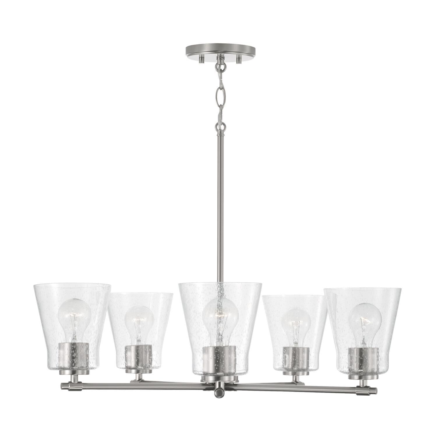 Baker 27 Inch 5 Light Chandelier by Homeplace by Capital Lighting Fixture Company