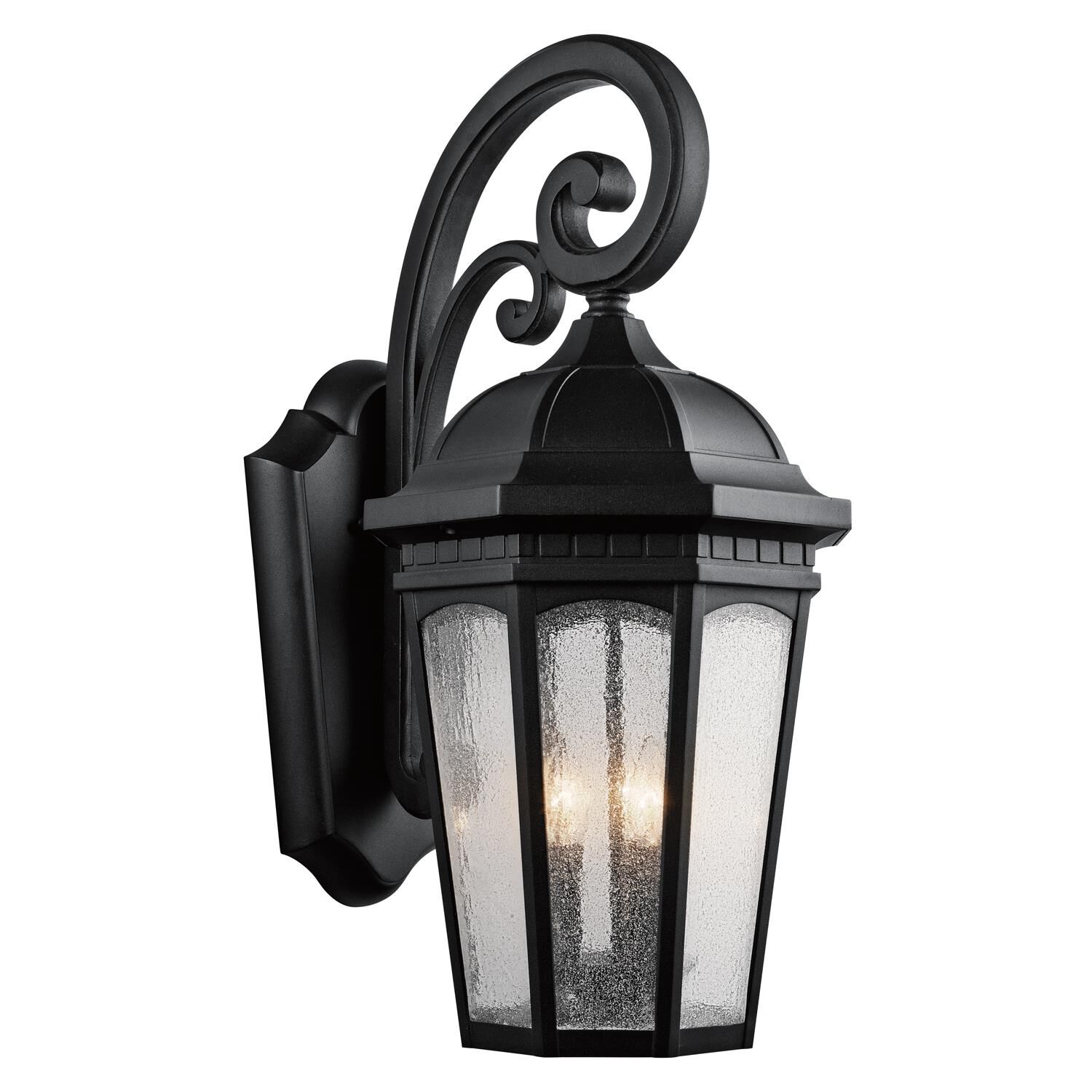 Courtyard 26 Inch Tall 3 Light Outdoor Wall Light by Kichler Lighting