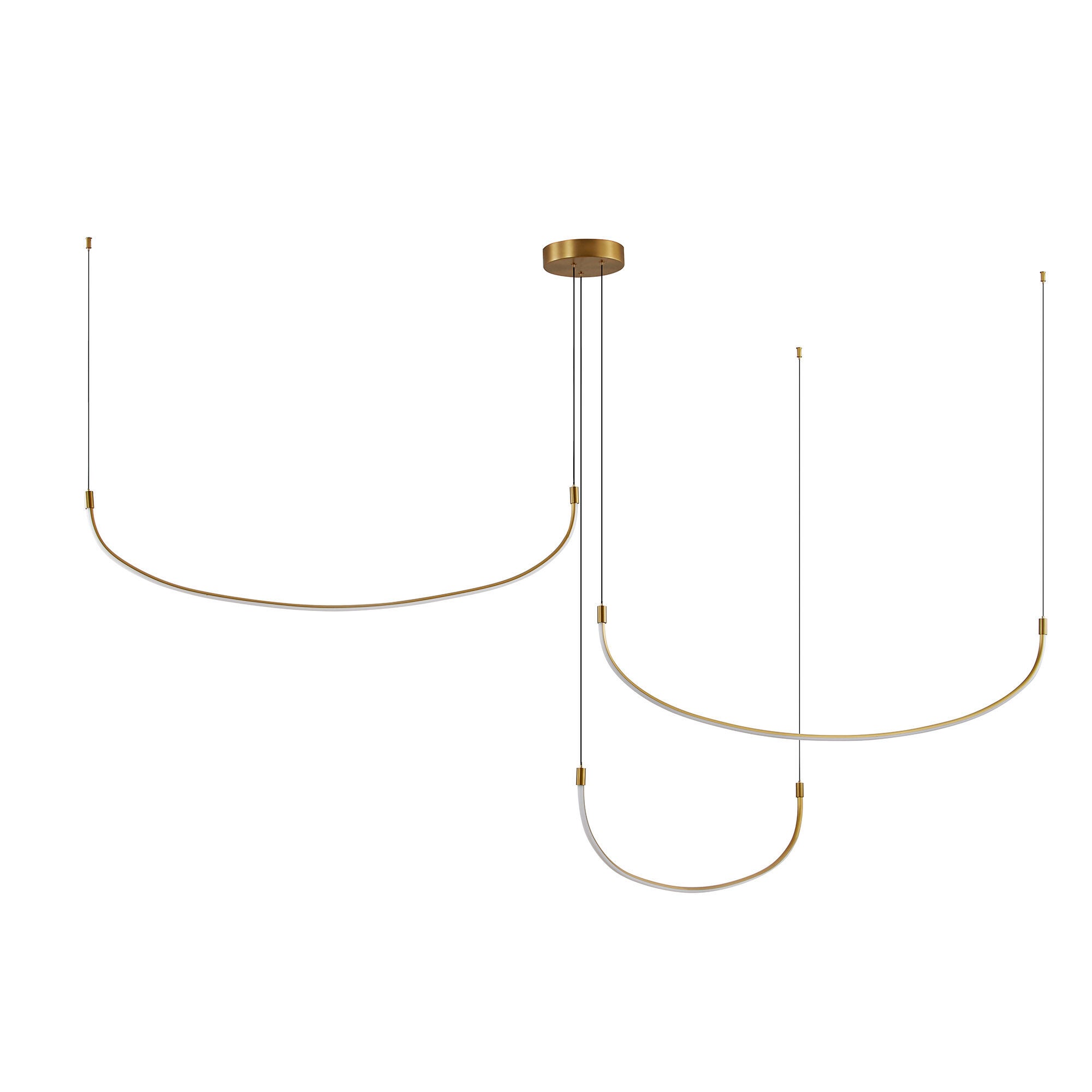 Shown in Brushed Gold finish