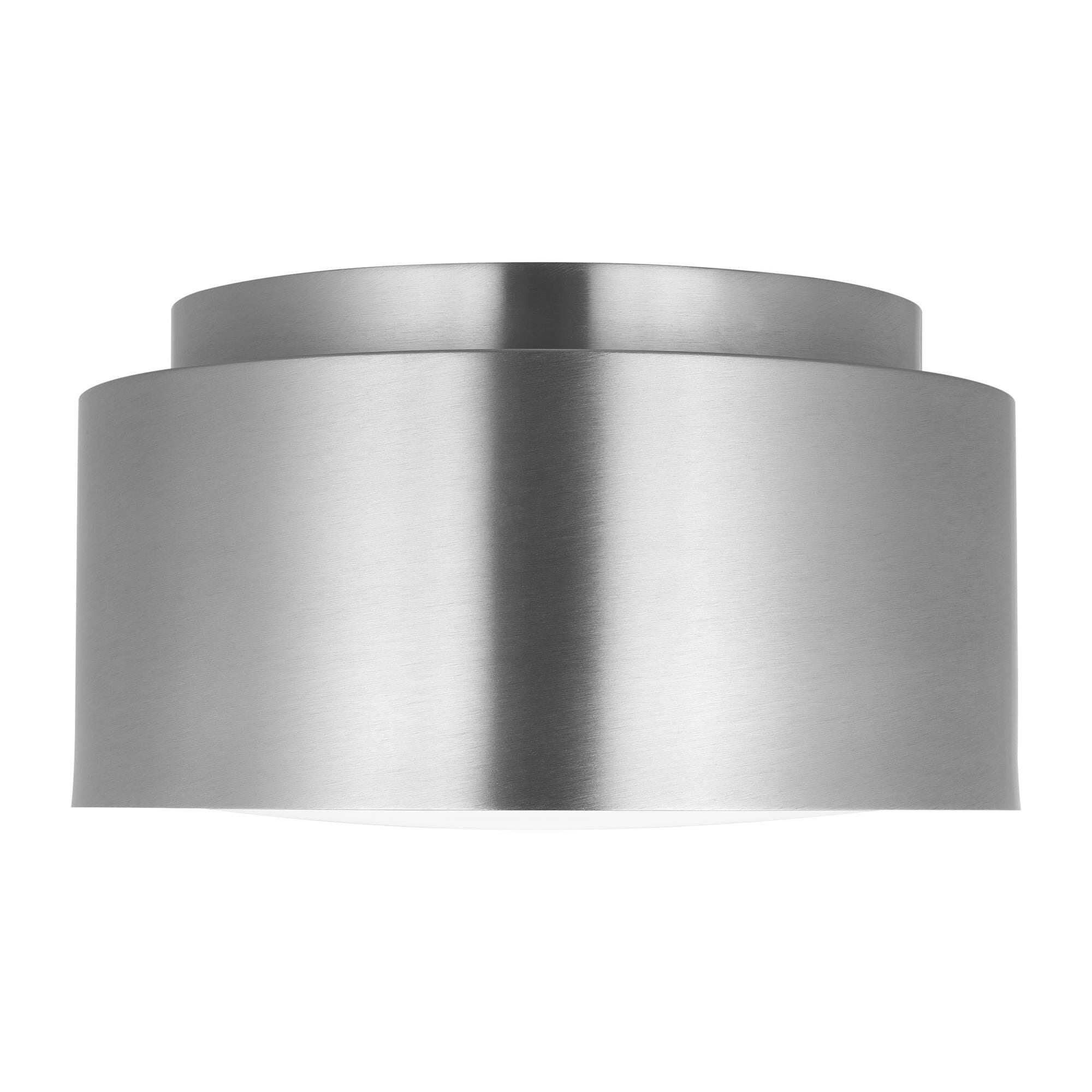 Shown in Brushed Nickel finish and Brushed Nickel shade