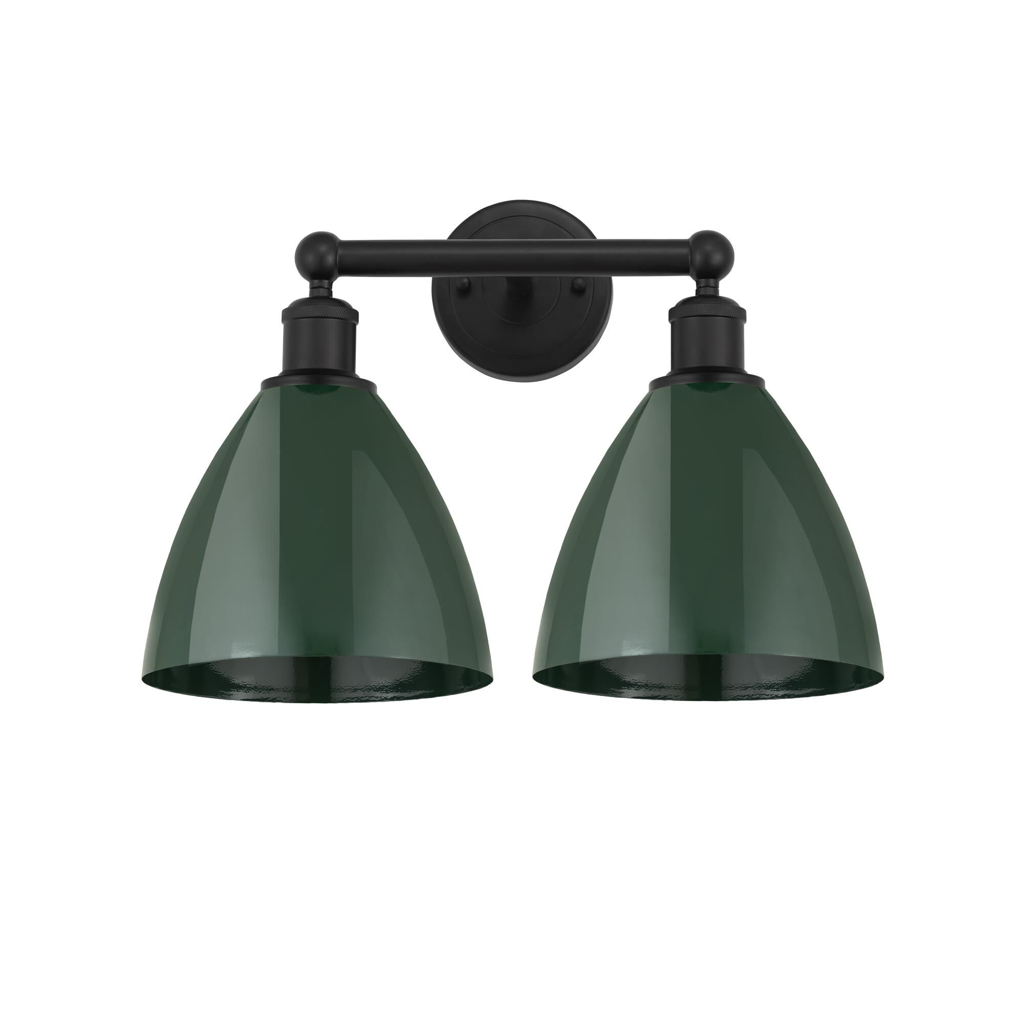 Shown in Matte Black, Green finish and Green Metal shade