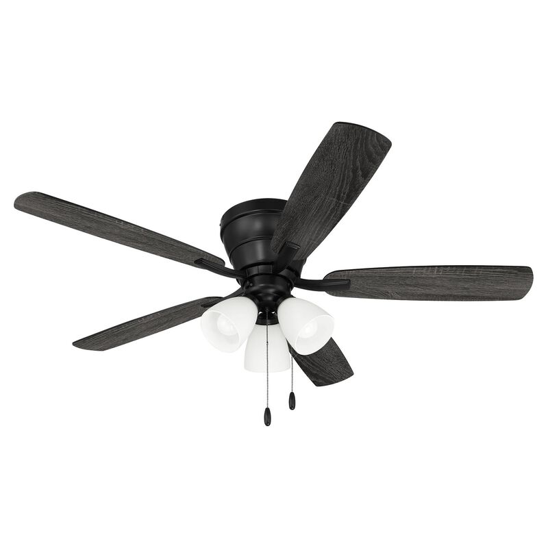 Wheeler 52 3-Light 52 Inch Flush Mount Fan with Light Kit by Craftmade
