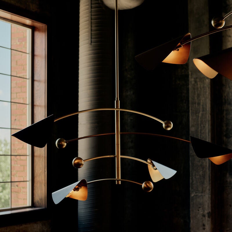 Eclipse Large Linear Chandelier by Regina Andrew