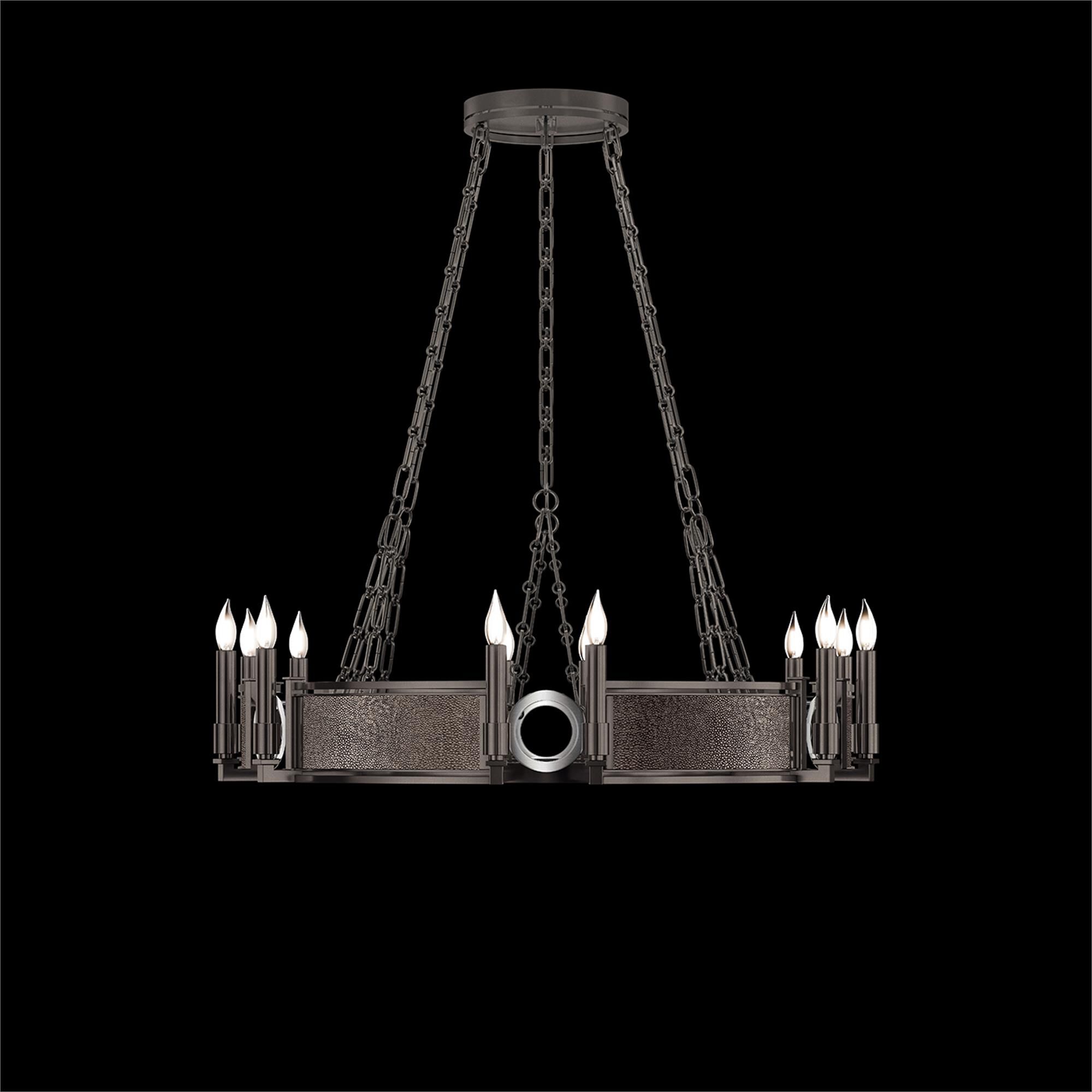 Shown in Midnight Steel and Nickel  finish and Pebble accent