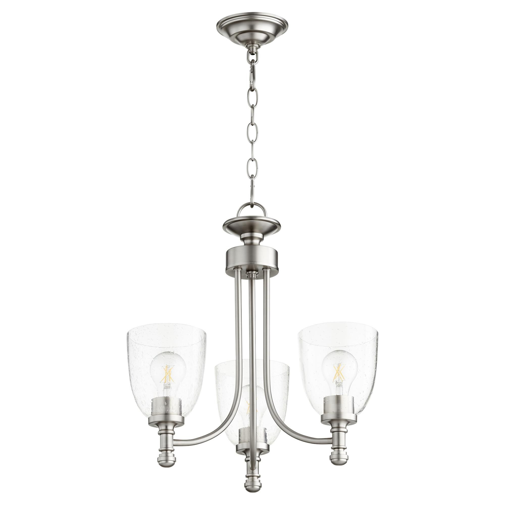 Rossington 18 Inch 3 Light Mini Chandelier by Quorum International