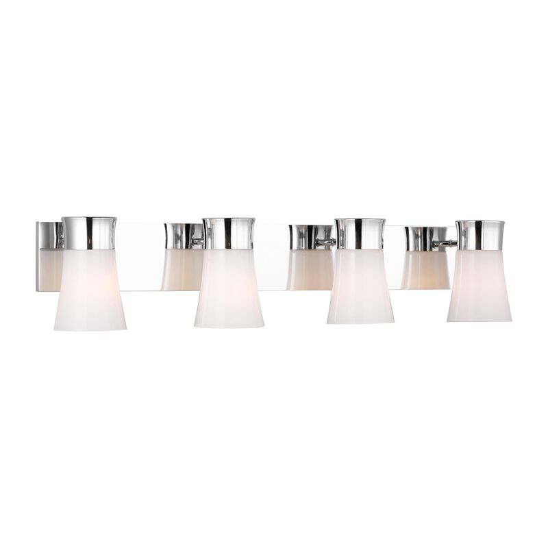 Drew & Jonathan Roy 32 Inch 4 Light Bath Vanity Light by Visual Comfort Studio