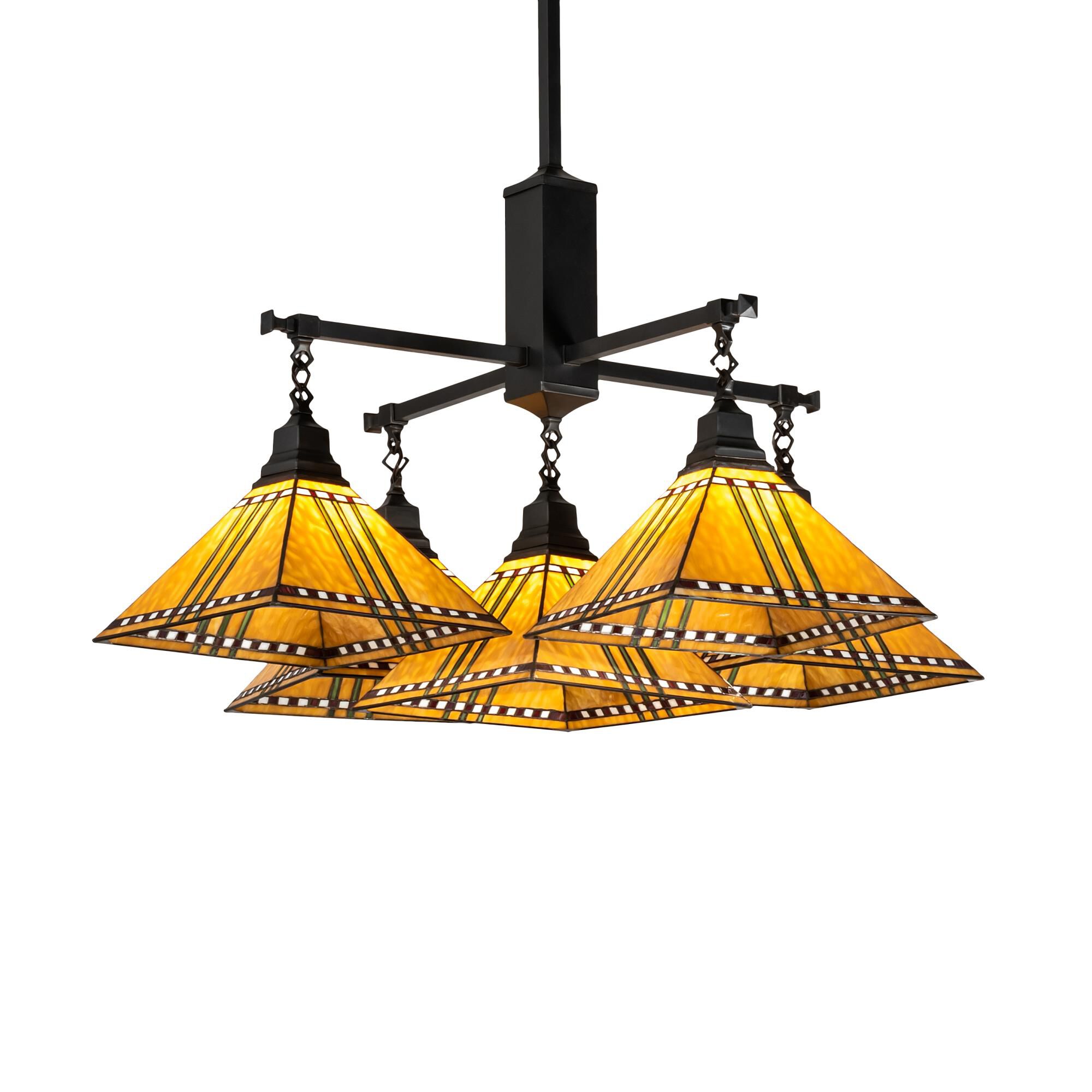 Prairie Corn 54 Inch 2 Light Chandelier by Meyda Lighting
