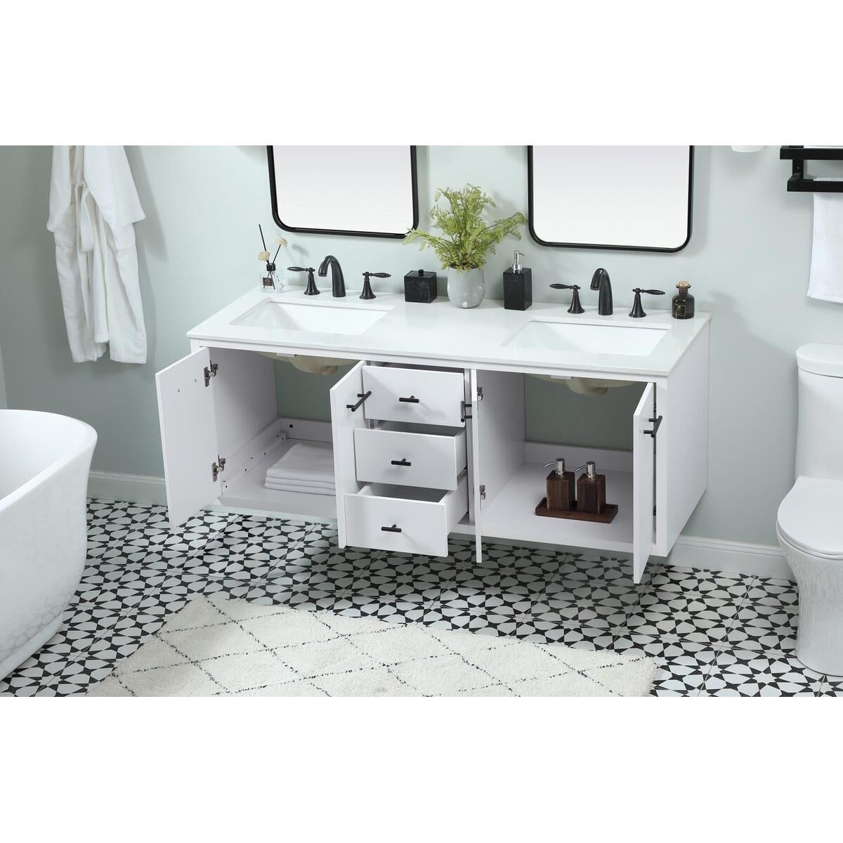 Cyrus Bath Vanity by Elegant Decor
