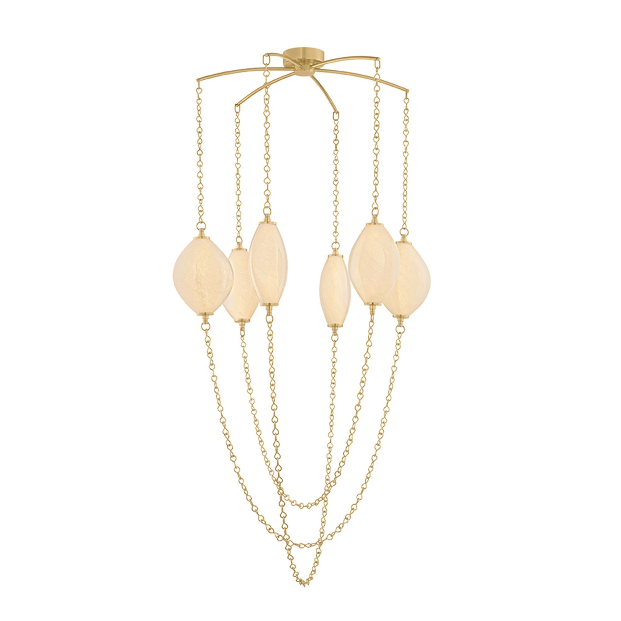Positano 39 Inch Chandelier by Corbett Lighting