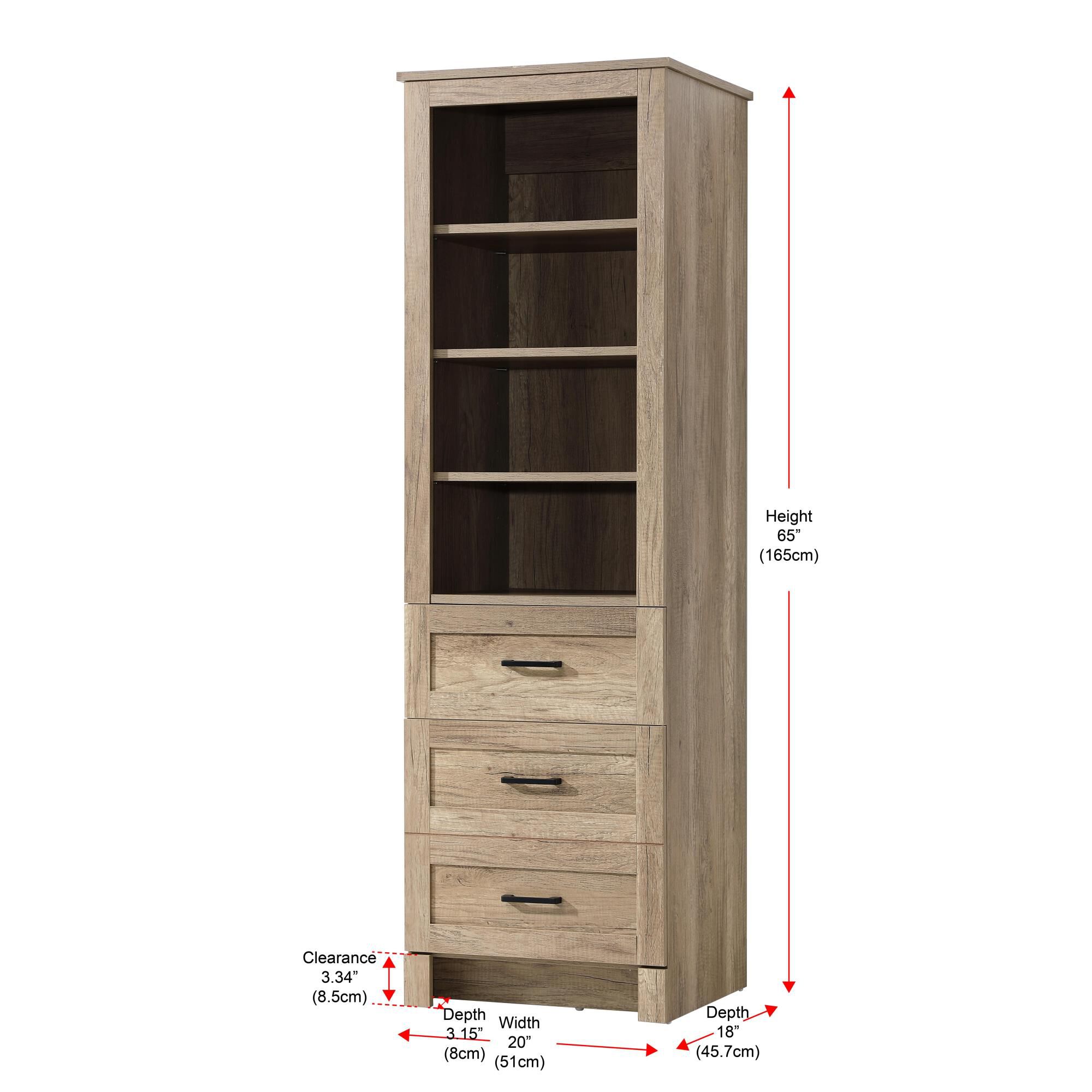 Soma 65 Inch Storage Cabinet by Elegant Decor