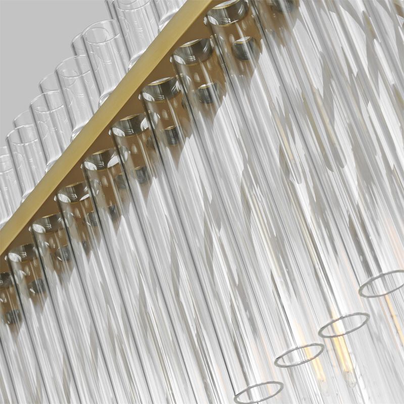 Chapman & Myers Beckett Medium Linear Chandelier by Visual Comfort Studio