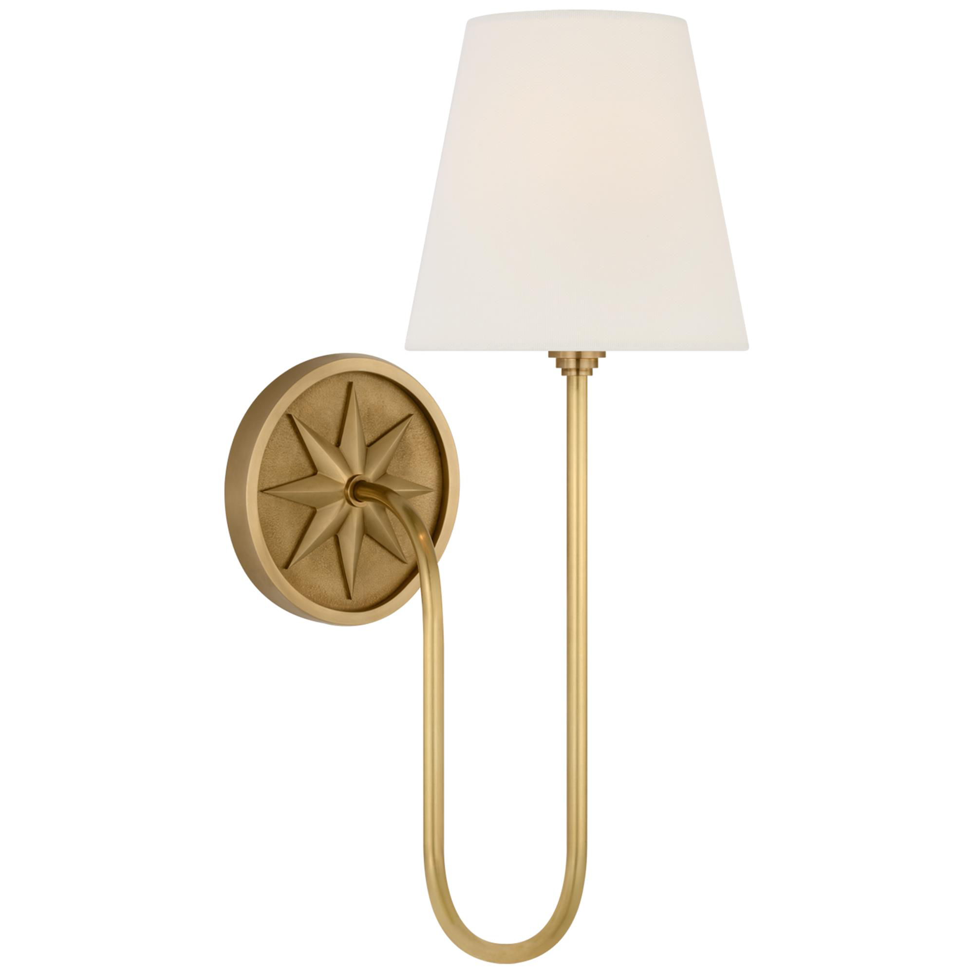 Shown in Antique-Burnished Brass finish