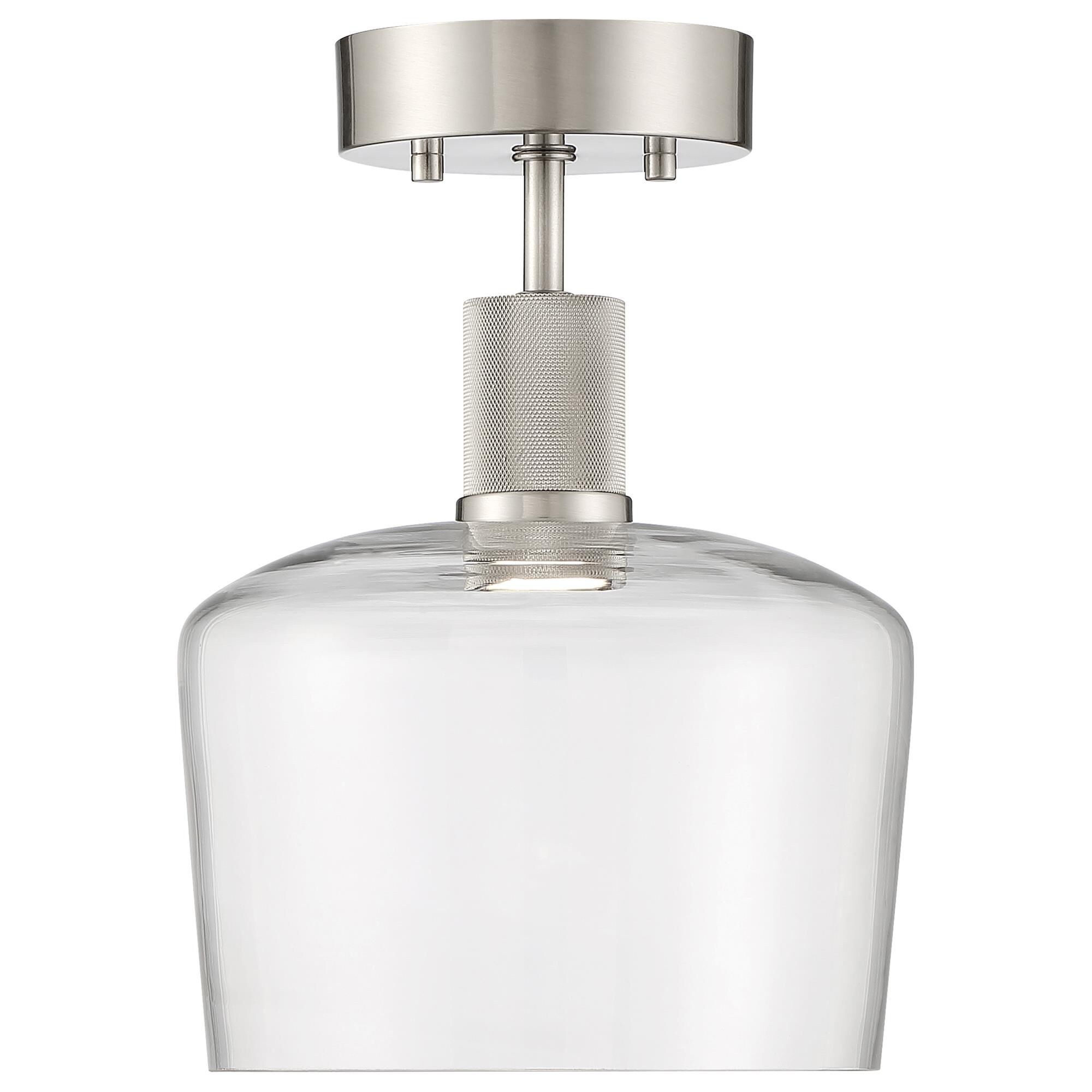 Port Nine 9 Inch 1 Light LED Semi Flush Mount by Access Lighting