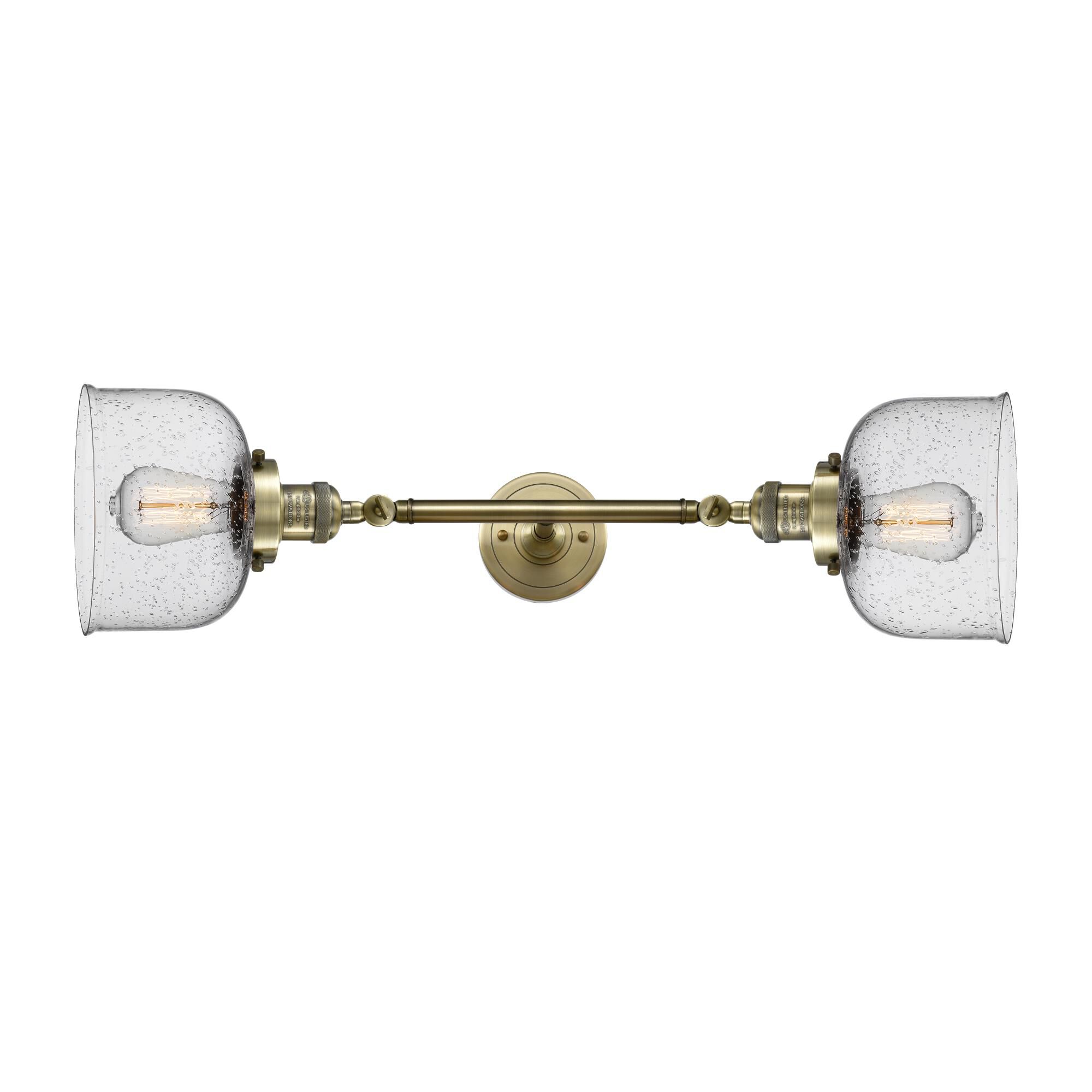 Bruno Marashlian Large Bell 23 Inch 2 Light Bath Vanity Light by Innovations Lighting