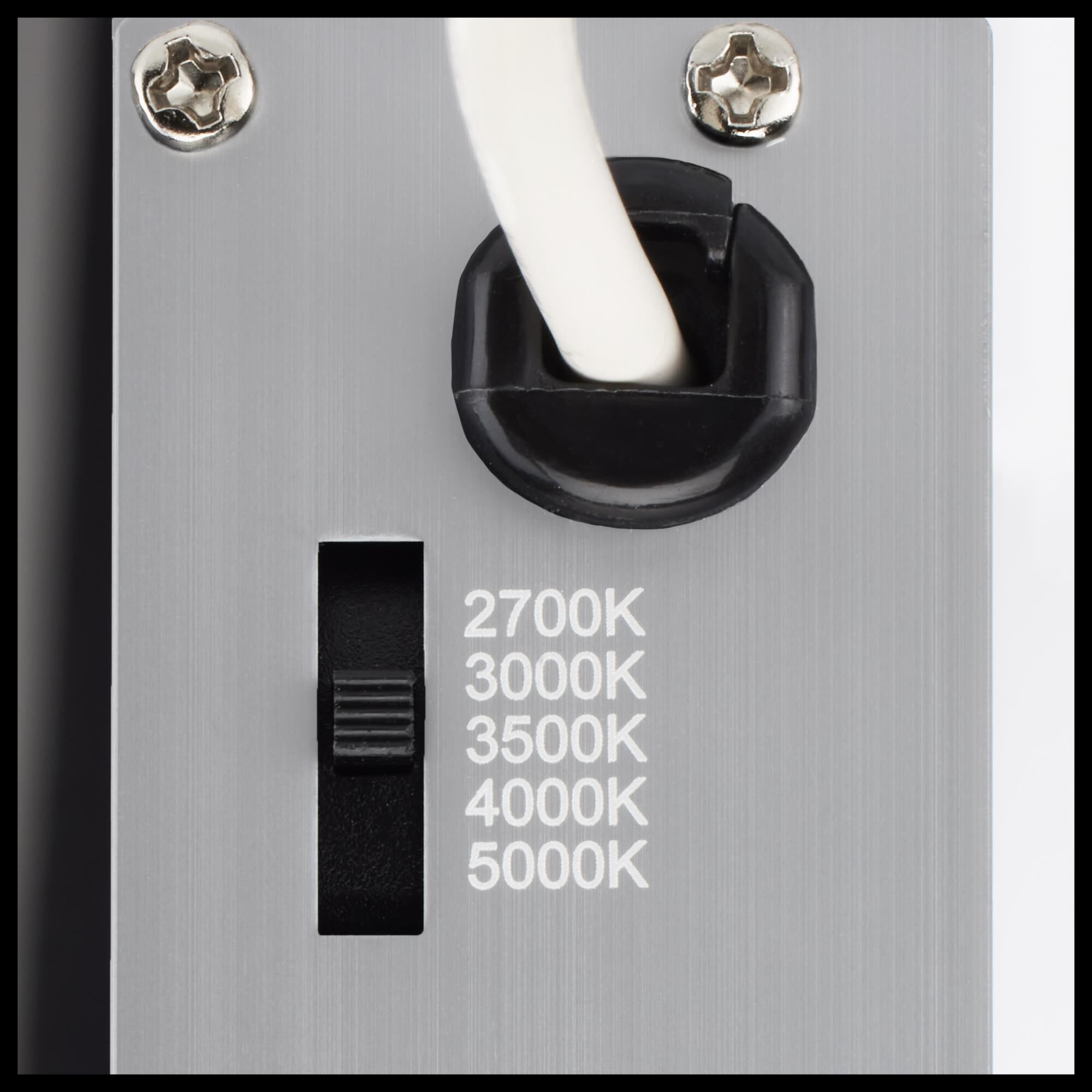 Shown in White finish