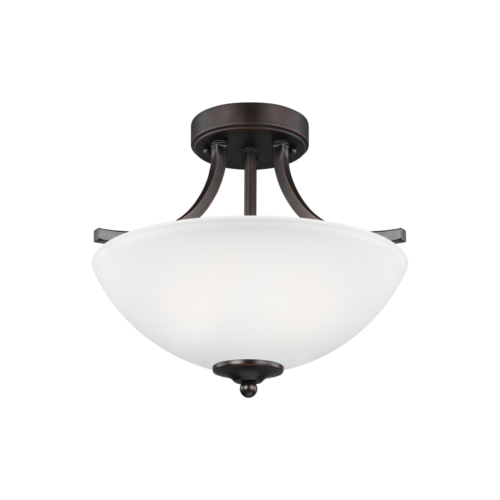 Geary 13 Inch 2 Light Semi Flush Mount by Generation Lighting