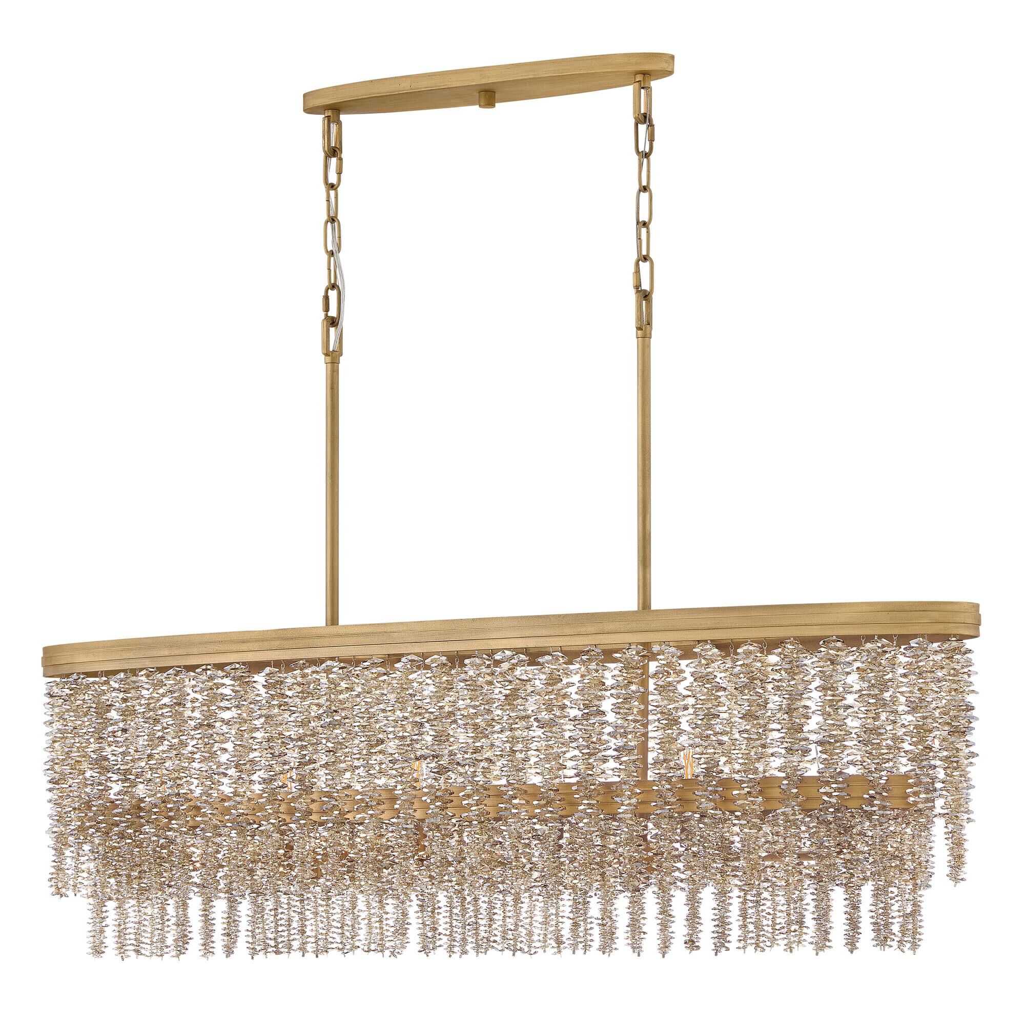 Rubina Medium Linear Chandelier,