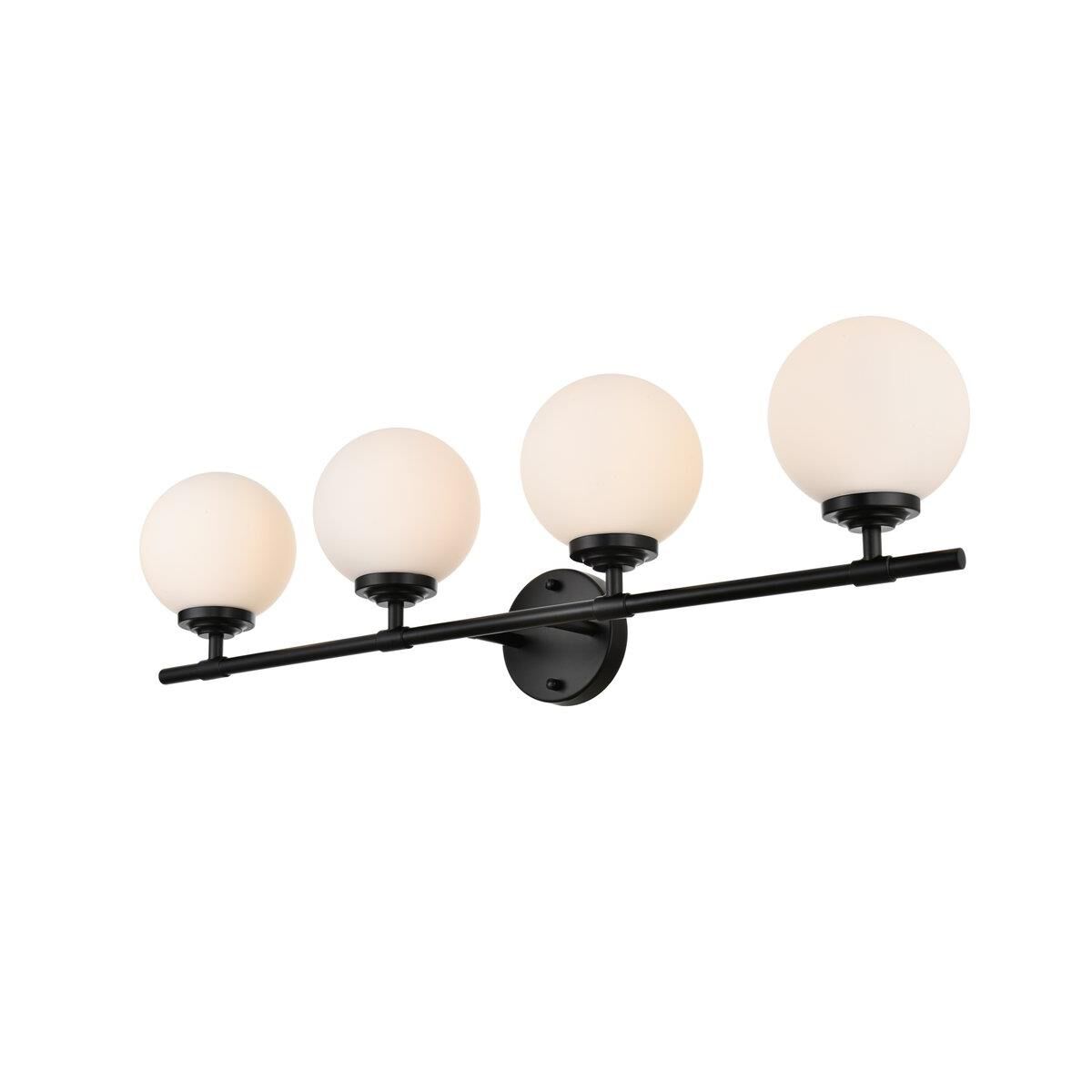 Ansley 33 Inch 4 Light Bath Vanity Light by Elegant Lighting