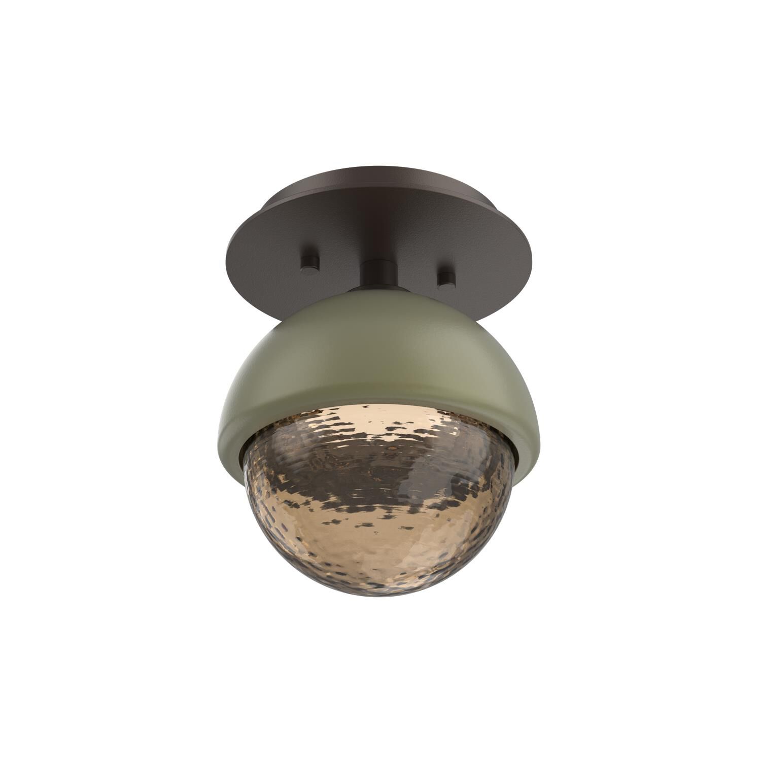 Levi Wilson Cabochon 6 Inch Flush Mount by Hammerton Studio