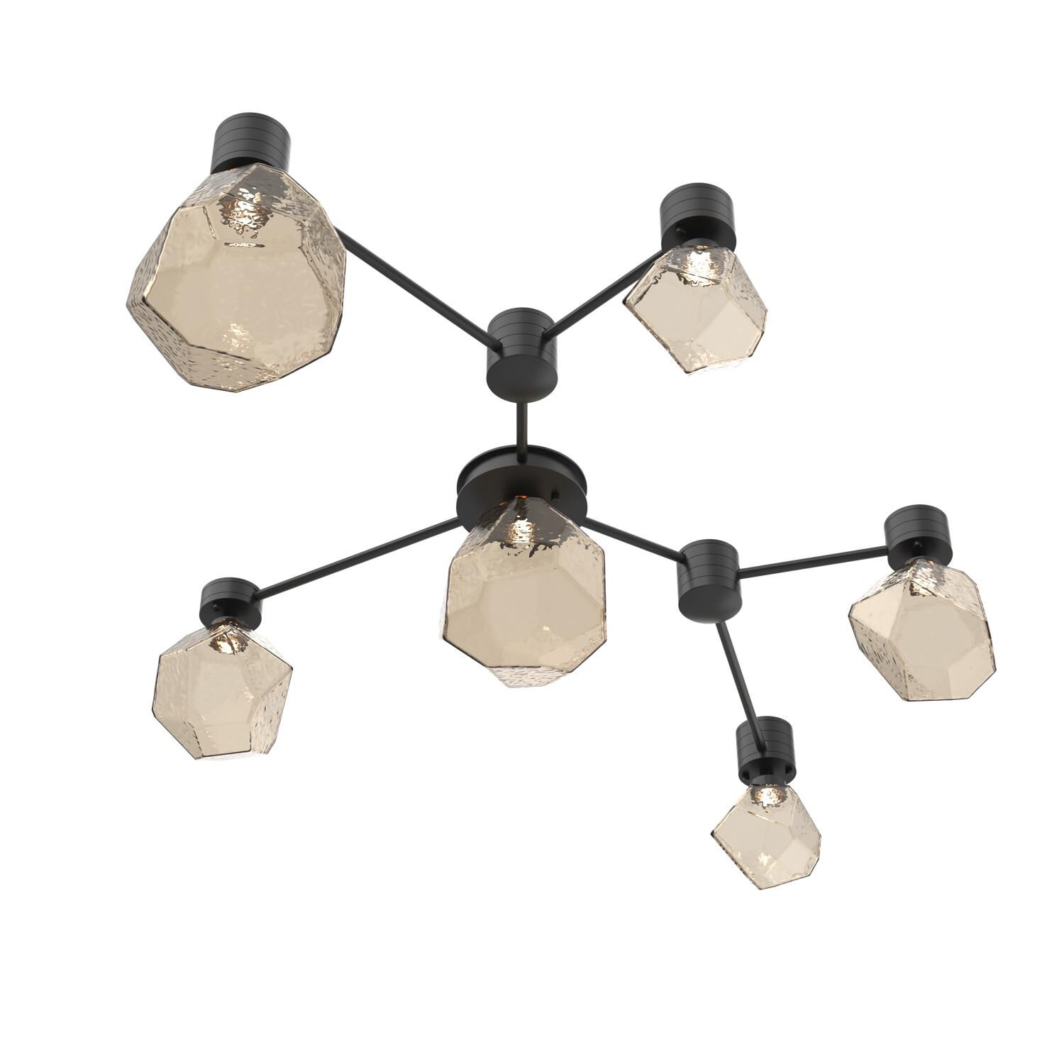 Levi Wilson Gem 38 Inch Semi Flush Mount by Hammerton Studio