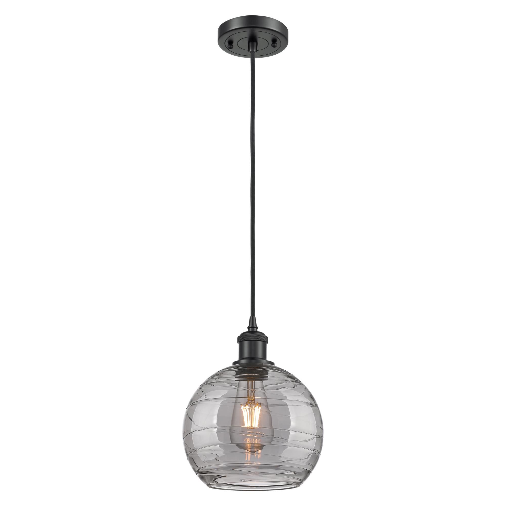 Bruno Marashlian Athens Deco Swirl 8 Inch Mini Pendant by Innovations Lighting