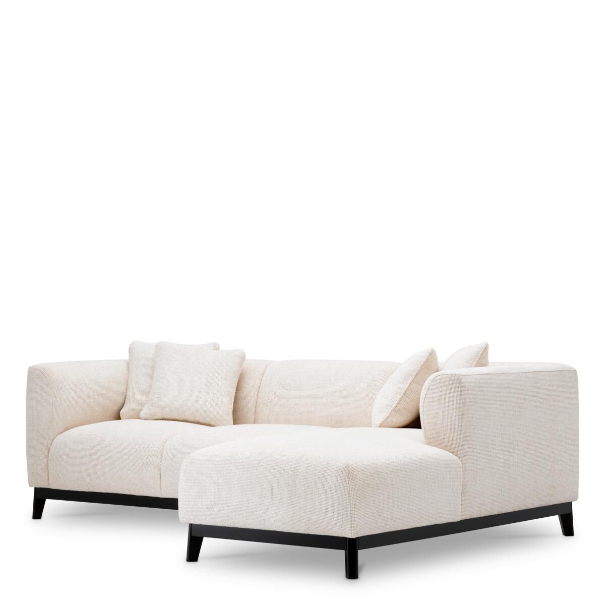 Shown in Lyssa Off-White, Black finish