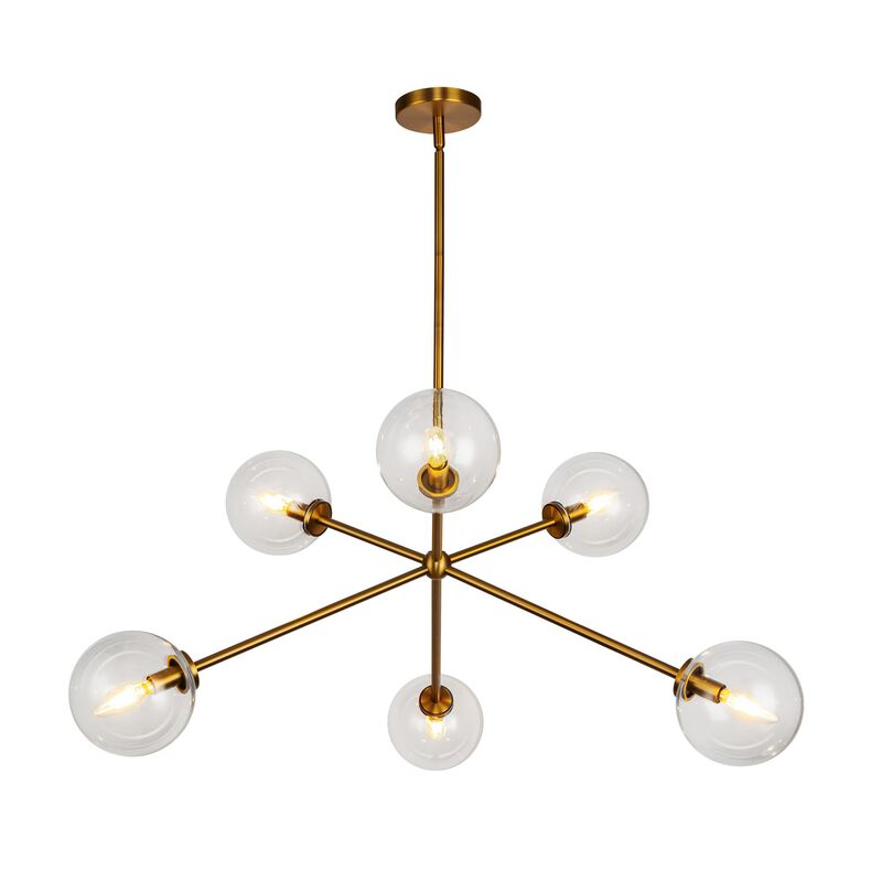Cassia 40 Inch Chandelier by Alora Mood
