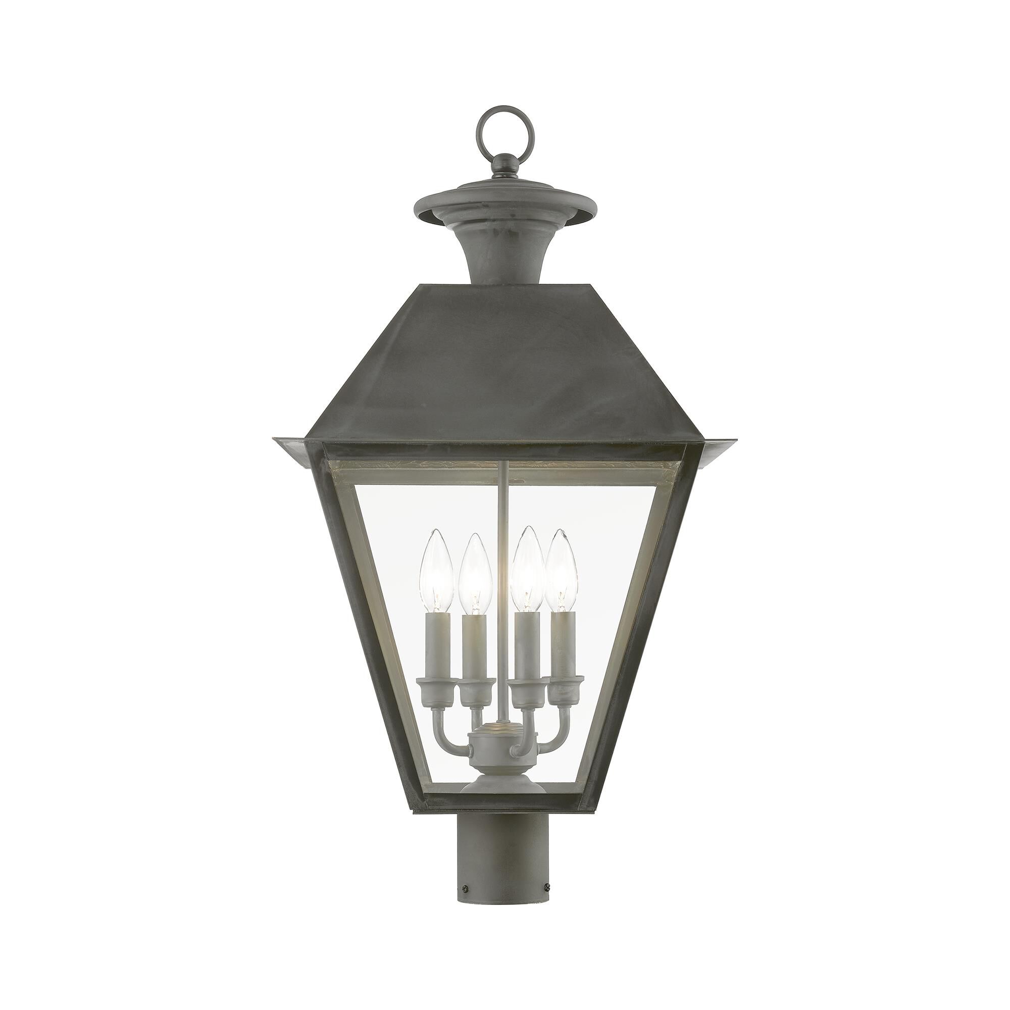 Wentworth 27 Inch Tall 4 Light Outdoor Post Lamp by Livex Lighting