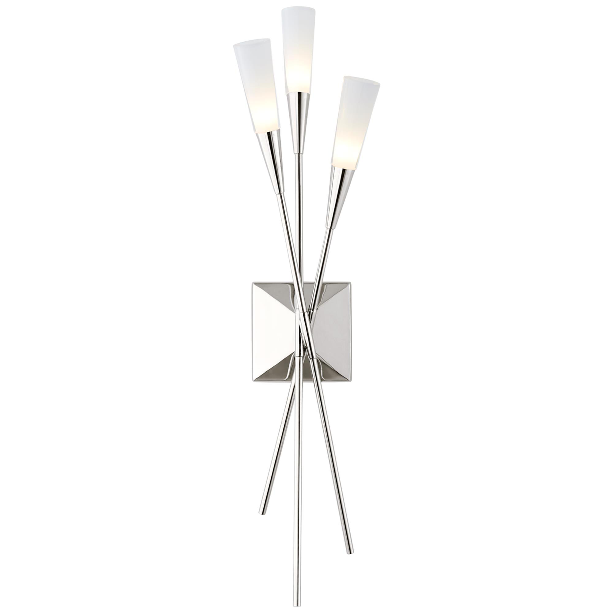 Shown in Polished Nickel finish and No Option shade