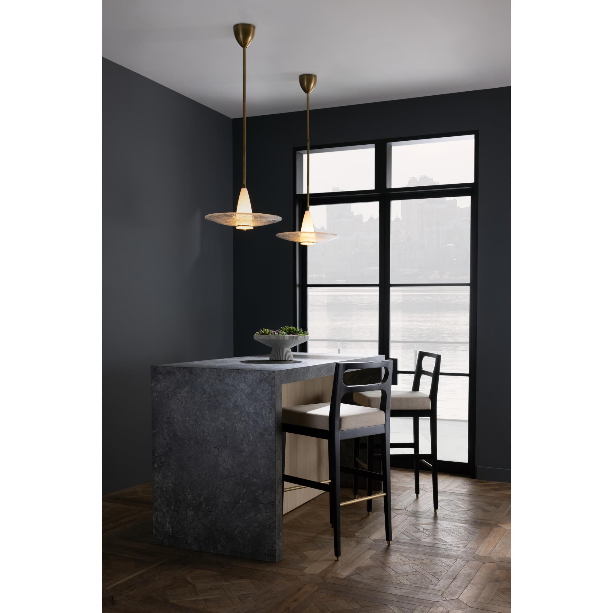 Vasili 17 Inch 1 Light LED Flush Mount by Arteriors Home