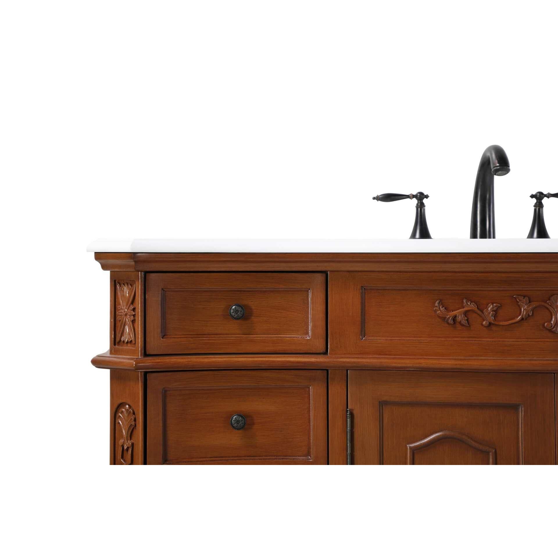 Shown in Teak finish