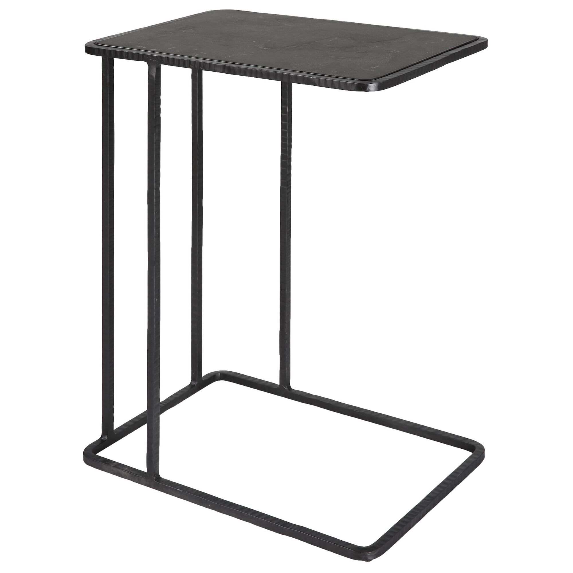 Shown in The Perfect Accent To Your Favorite Seat, This Pull Up Style Table Showcases A Petite Iron Frame Wit finish