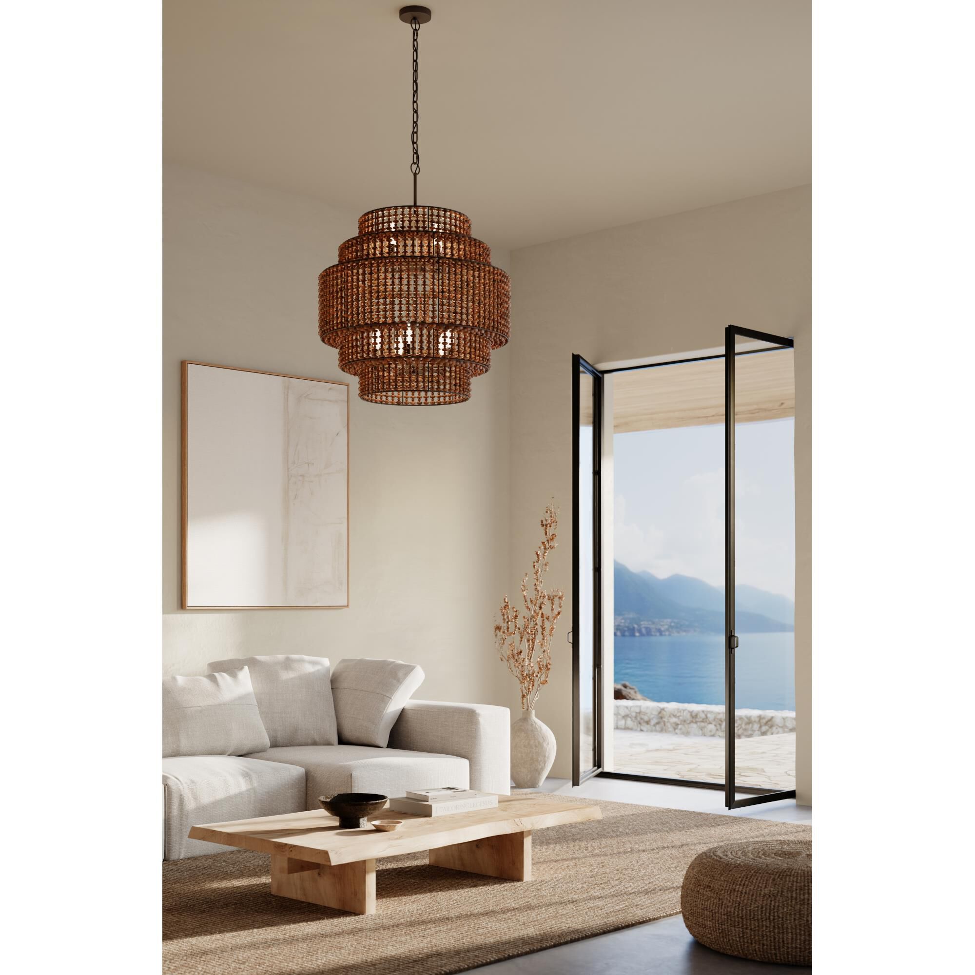 Beaudelle Large Pendant by Minka Lavery