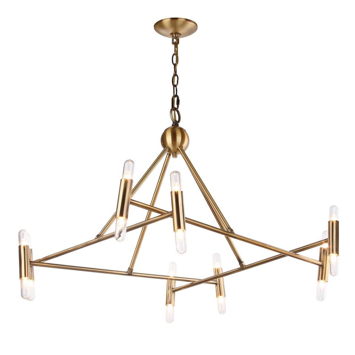 Hegarty 36 Inch 16 Light LED Chandelier by Safavieh