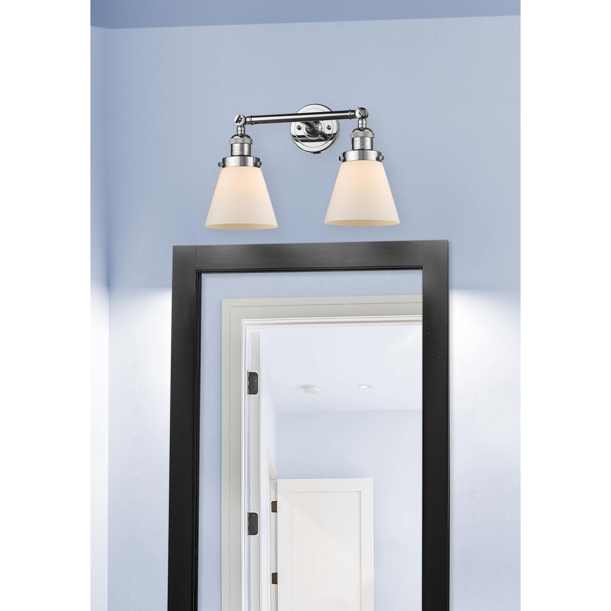 Bruno Marashlian Small Cone 23 Inch 2 Light Bath Vanity Light by Innovations Lighting