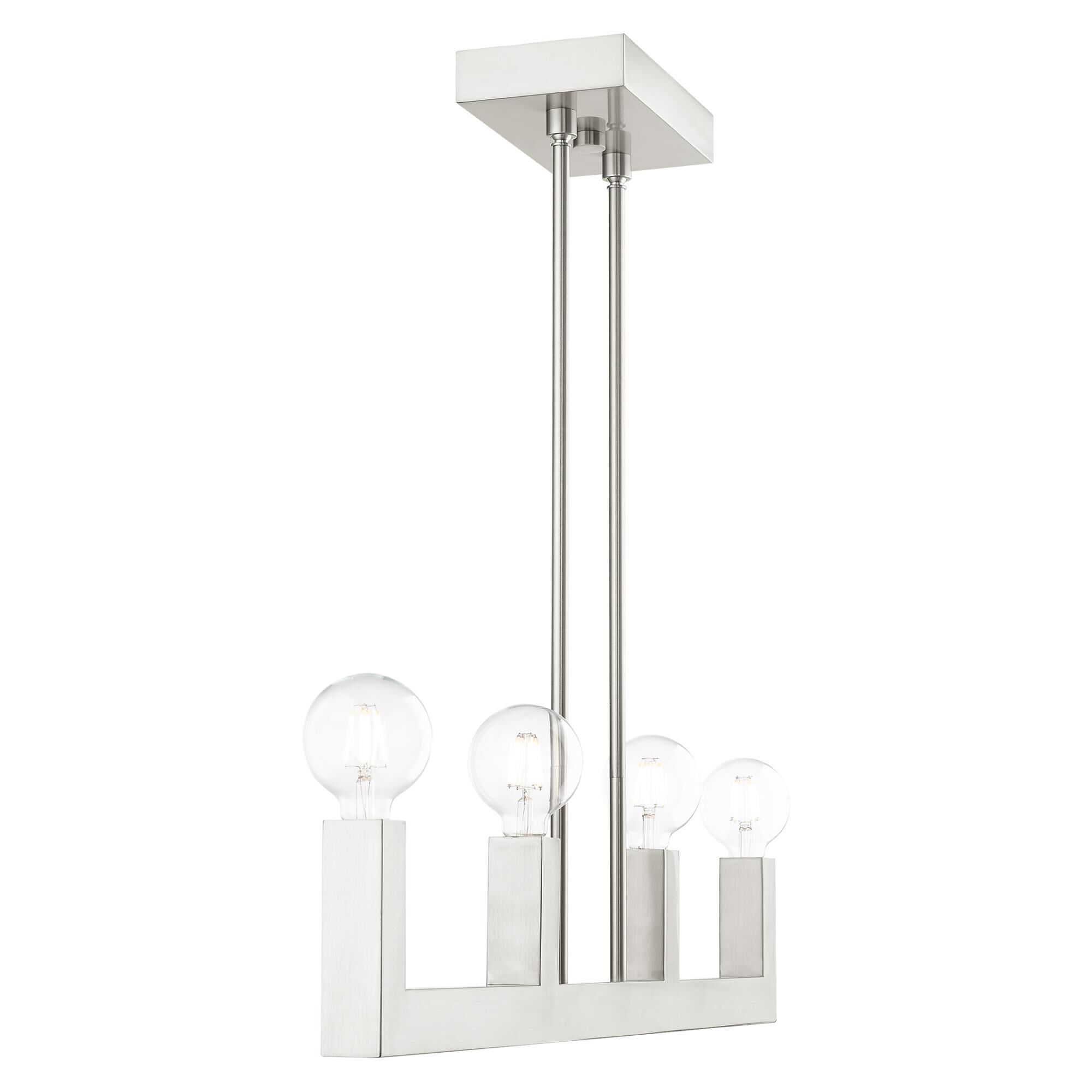 Solna 34 Inch 4 Light Linear Suspension Light by Livex Lighting