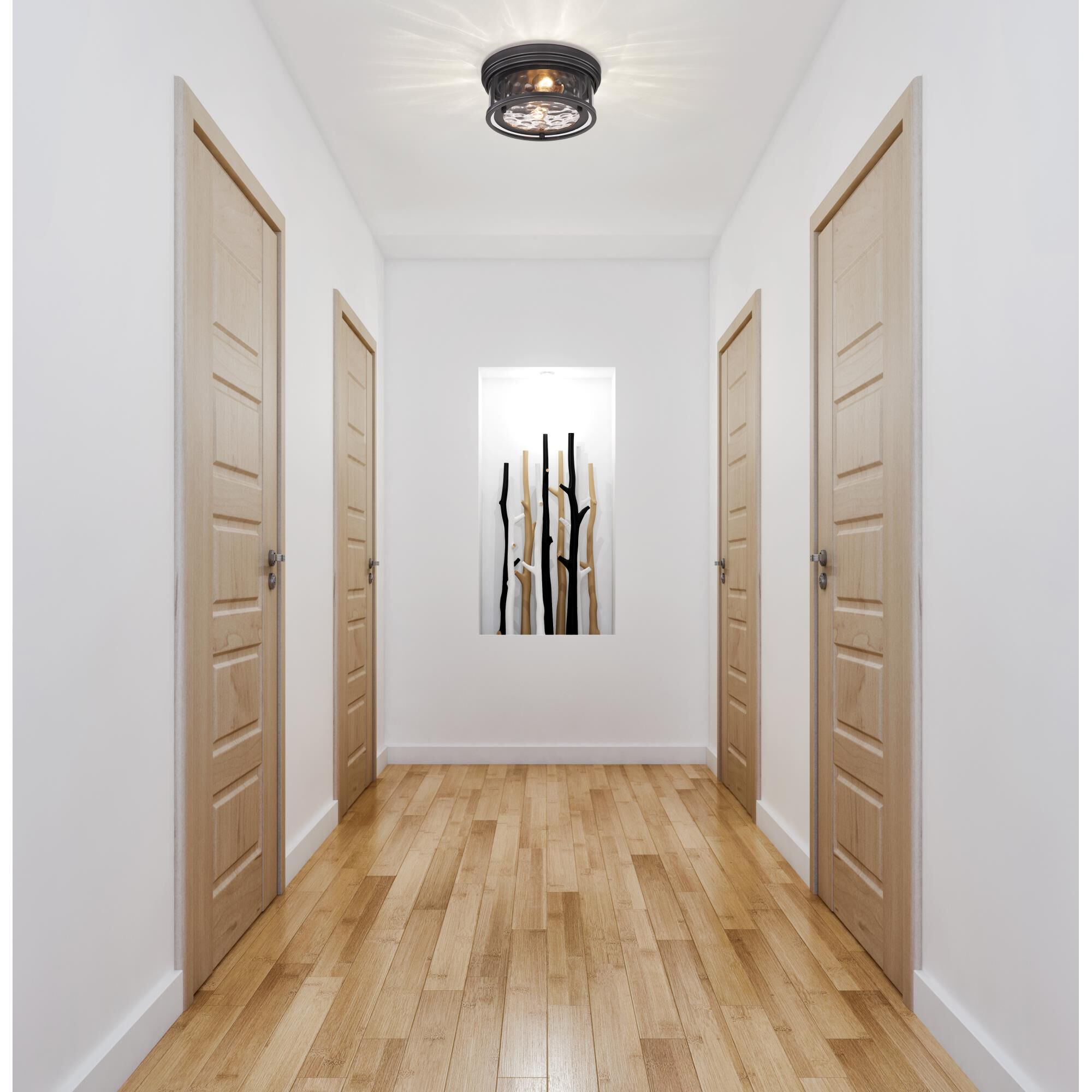 Clarion 12 Inch 2 Light Flush Mount by Z-Lite