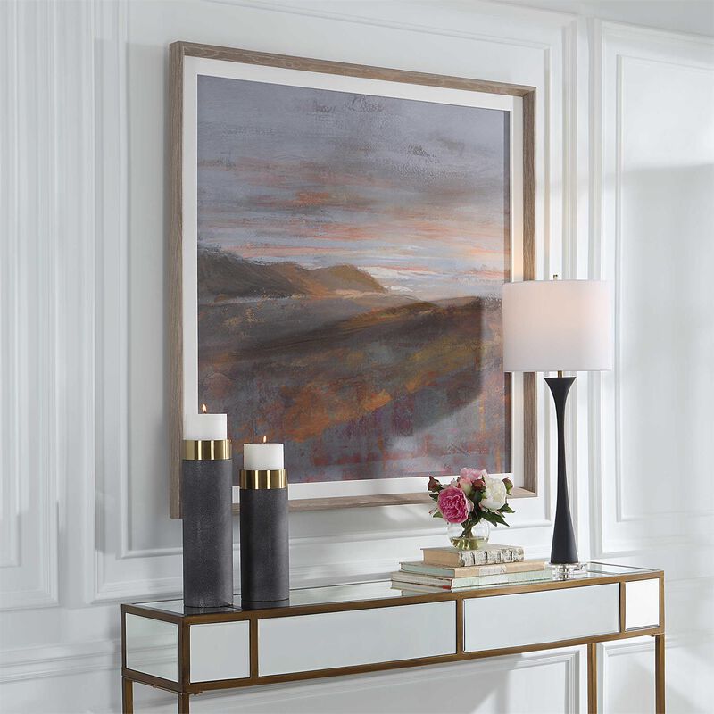 Dawn On The Hills Framed Print Print by Uttermost