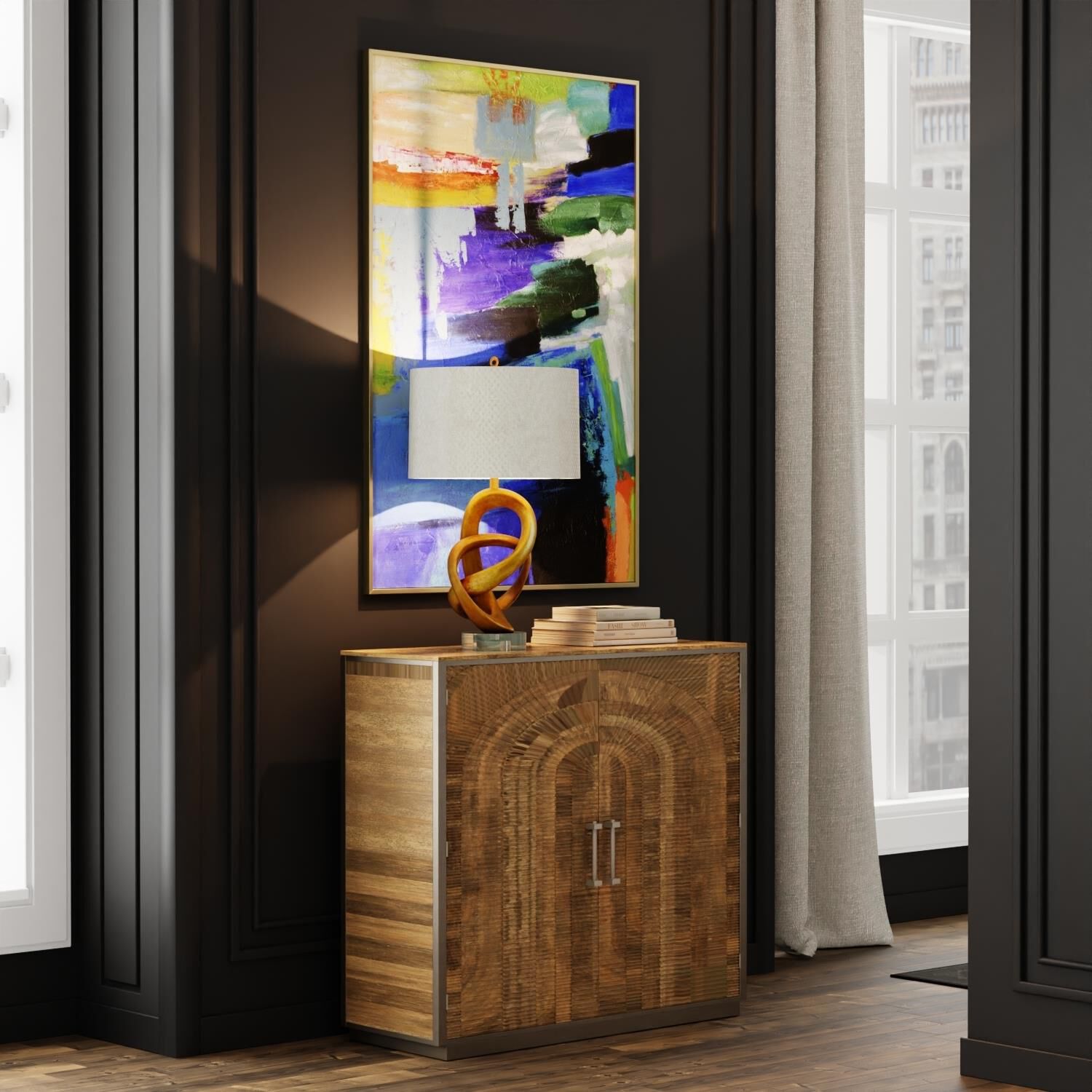 Bingley 33 Inch Table Lamp by Harp and Finial